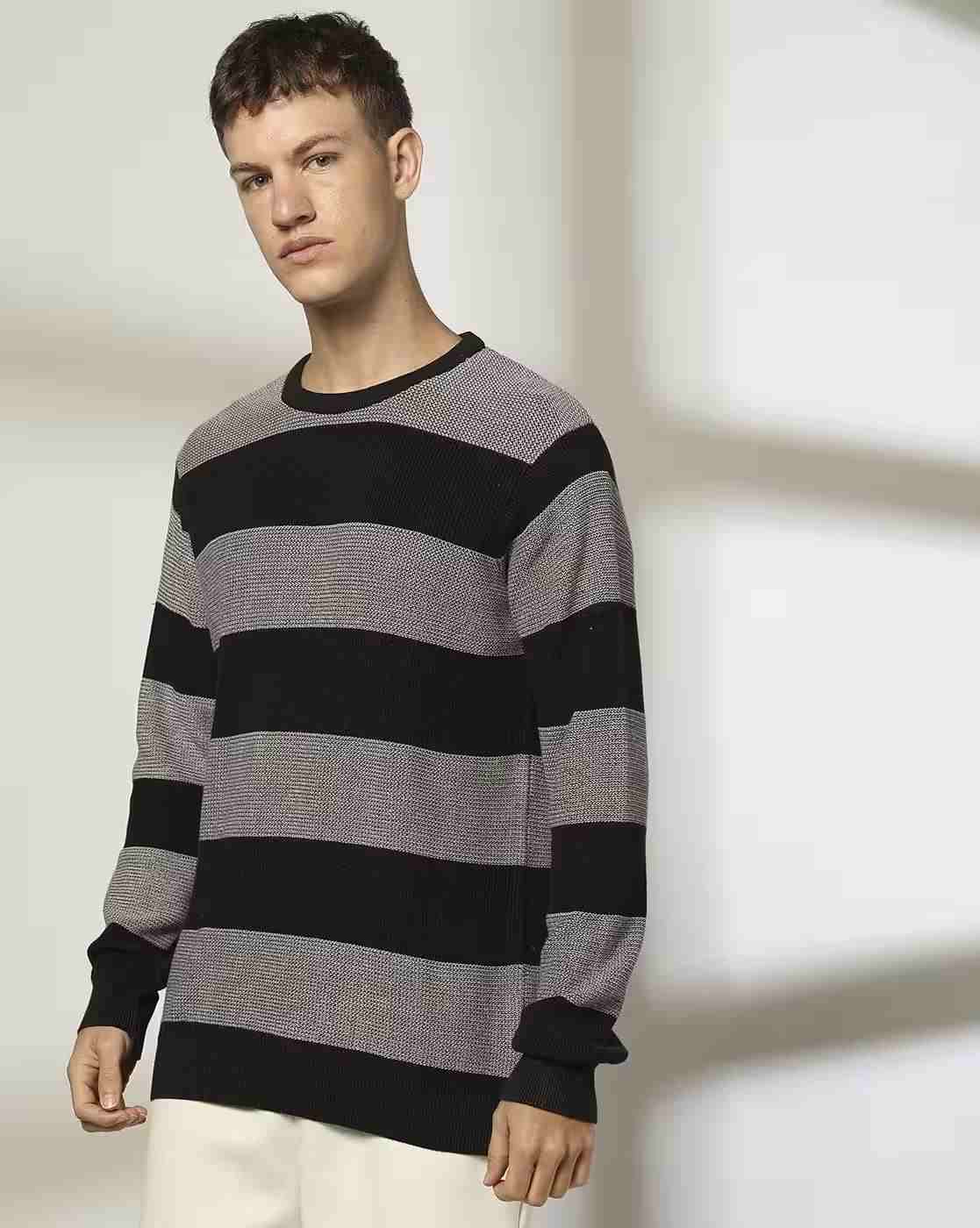 Teamspirit | Men Striped Regular Fit Crew-Neck T-Shirt|3