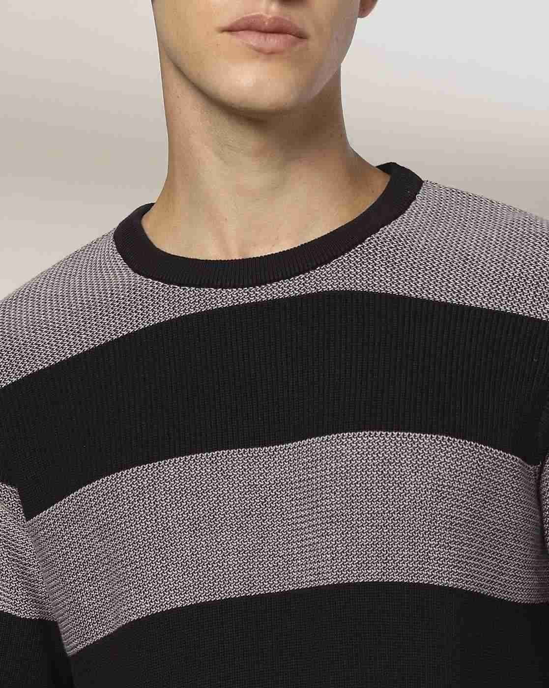 Teamspirit | Men Striped Regular Fit Crew-Neck T-Shirt|4