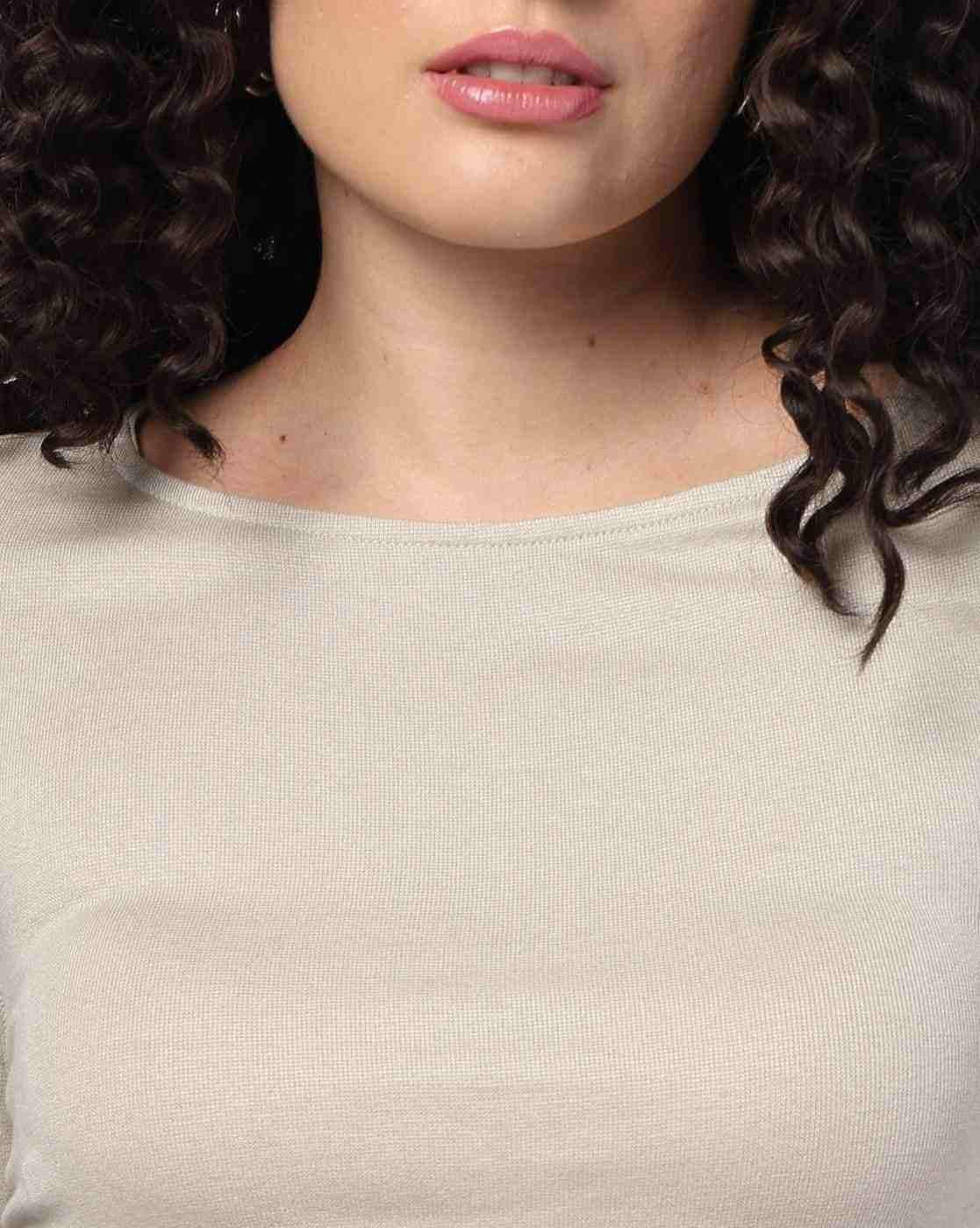 Teamspirit | Women Regular Fit Top with Ruched Detail|3