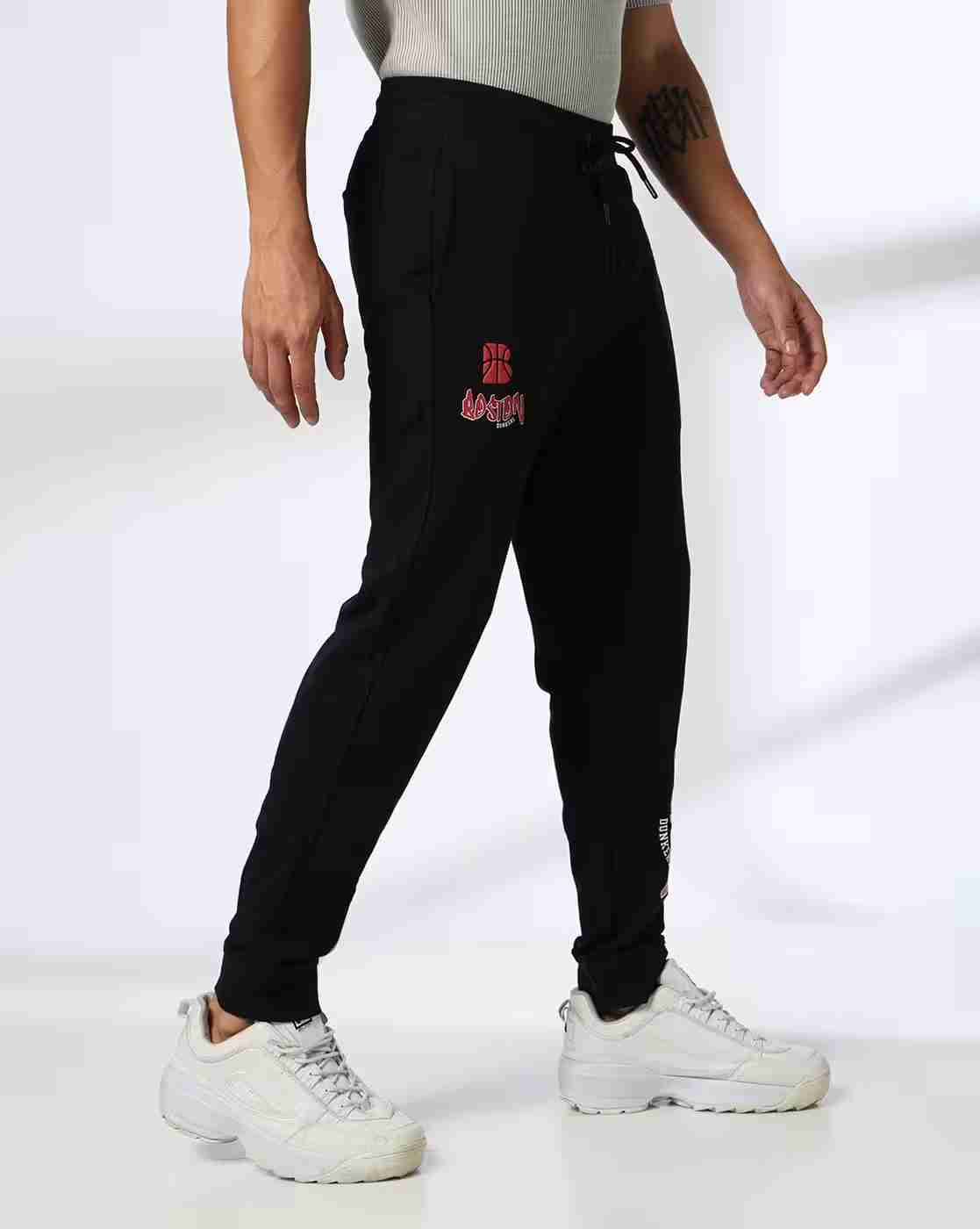 Teamspirit | Men Typographic Print Regular Fit Joggers|1