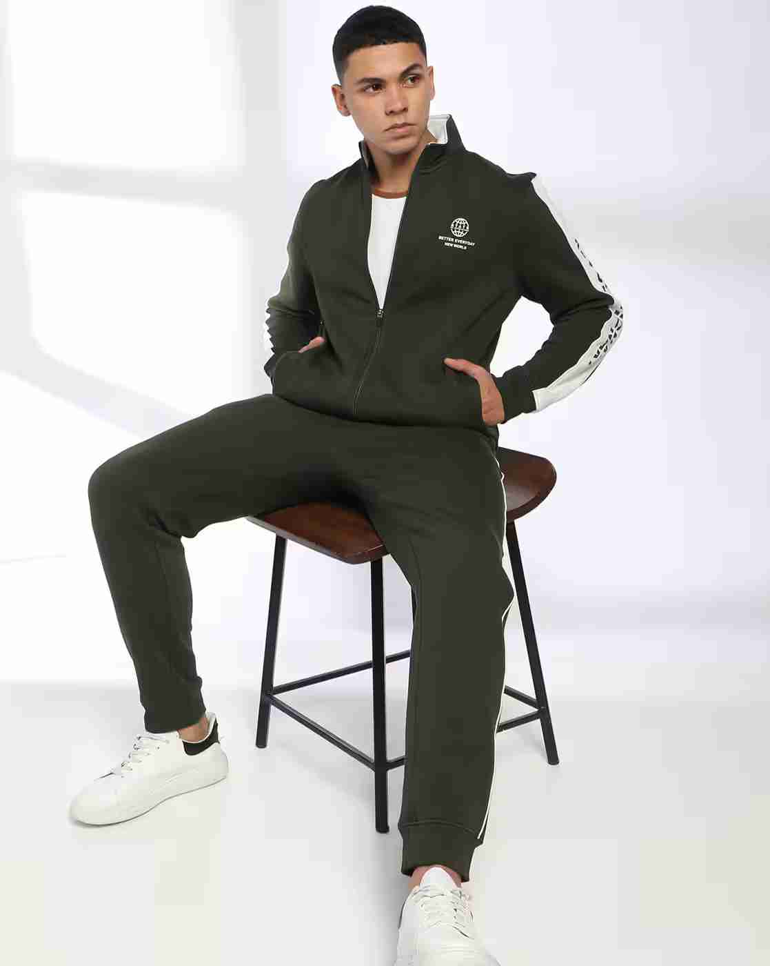 Teamspirit | Men Regular Fit Tracksuit Set|0