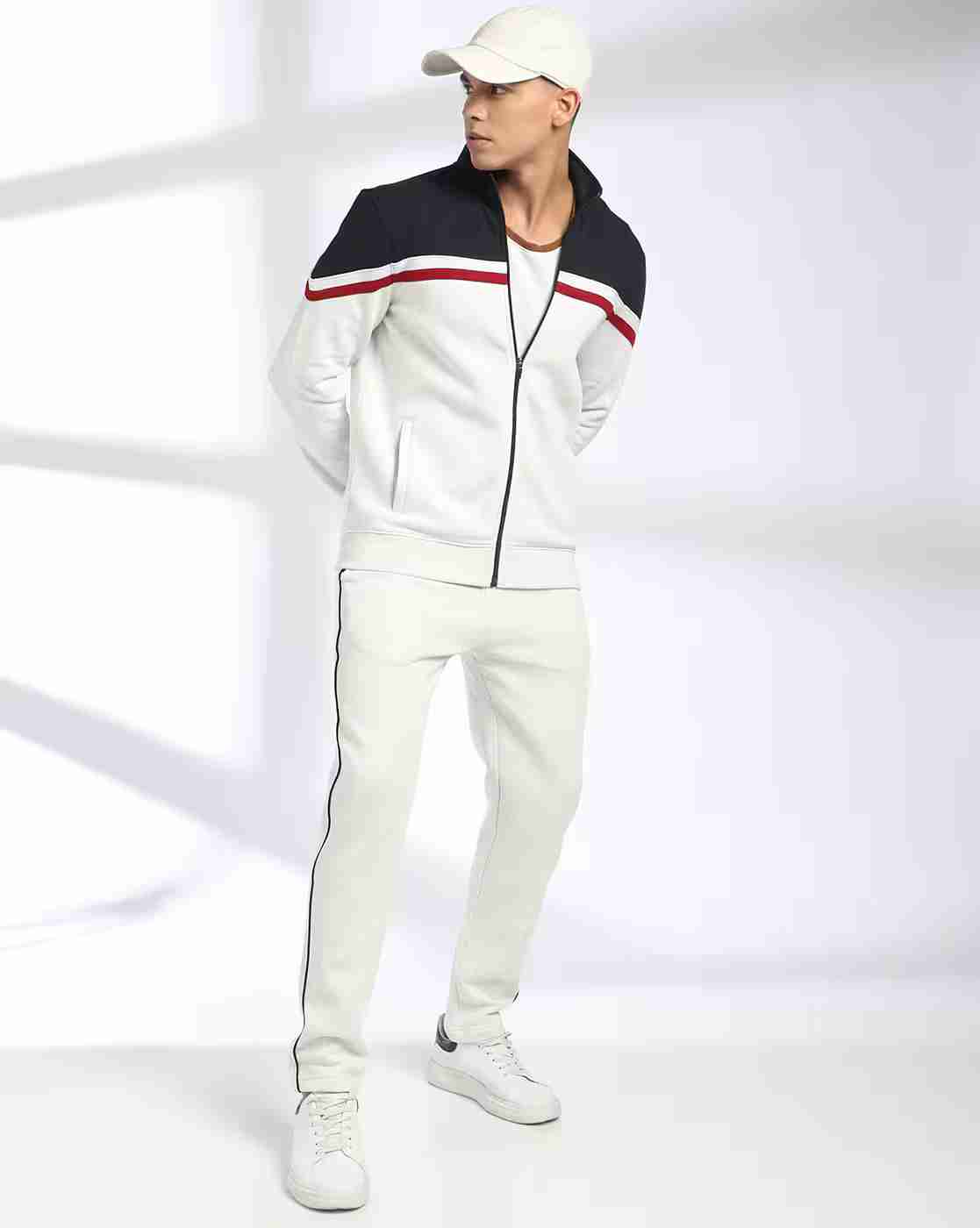 Teamspirit | Men Colourblock Regular Fit Tracksuit Set|0