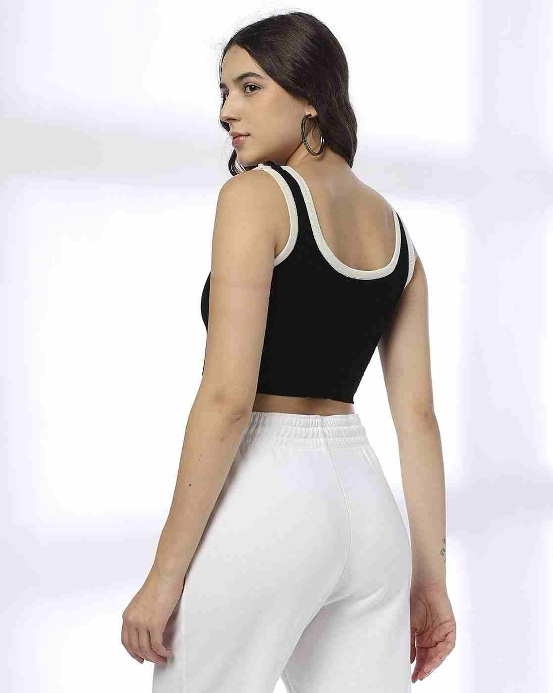 Teamspirit | Women Ribbed Fitted Tank Top|2