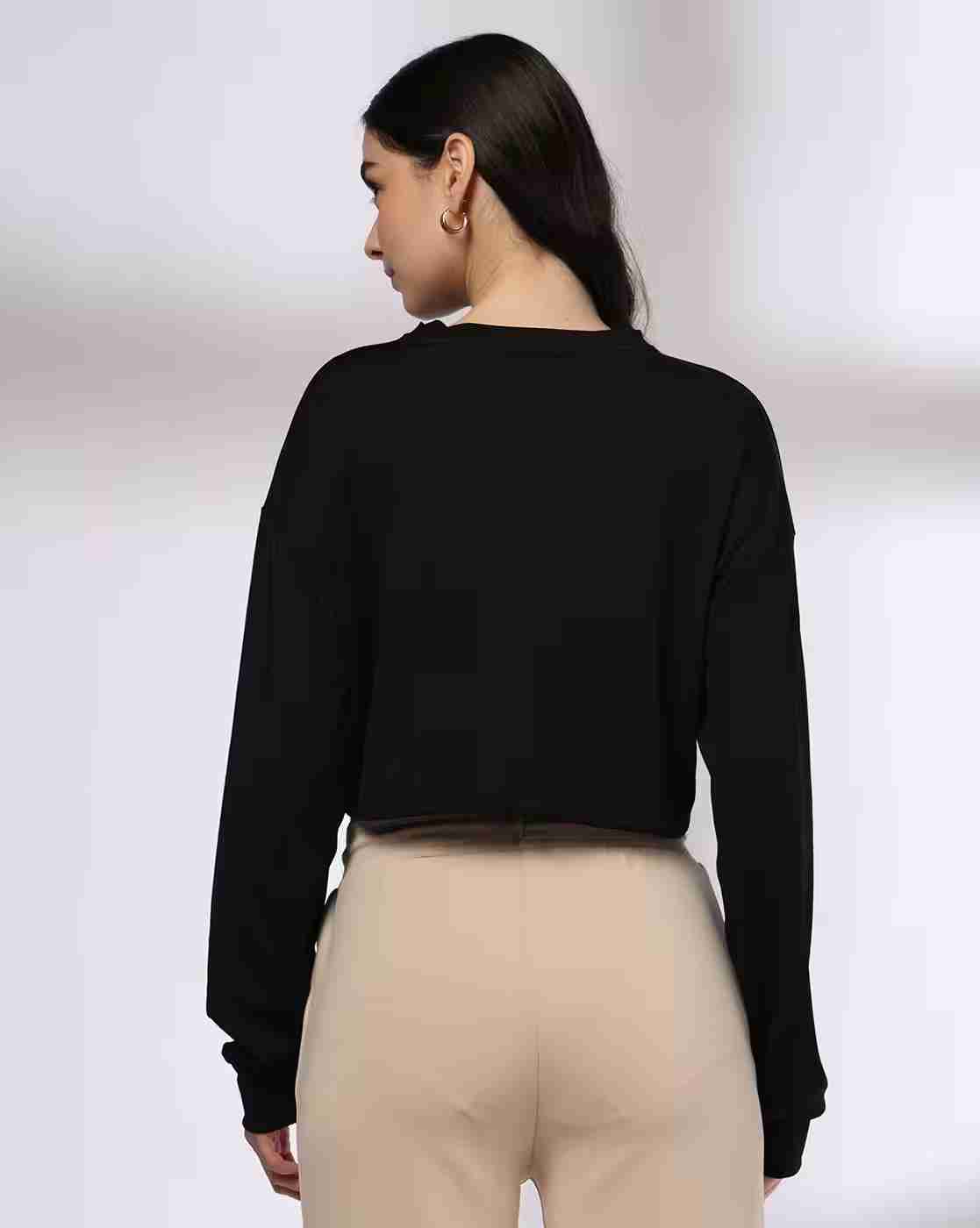 Teamspirit | Women Regular Fit Tie-Up Crop Top|2