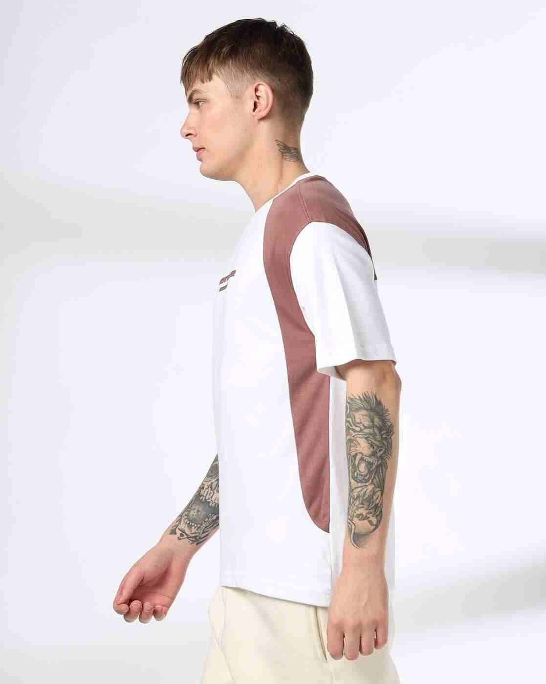 Teamspirit | Men Printed Boxy Fit Crew-Neck T-Shirt|1