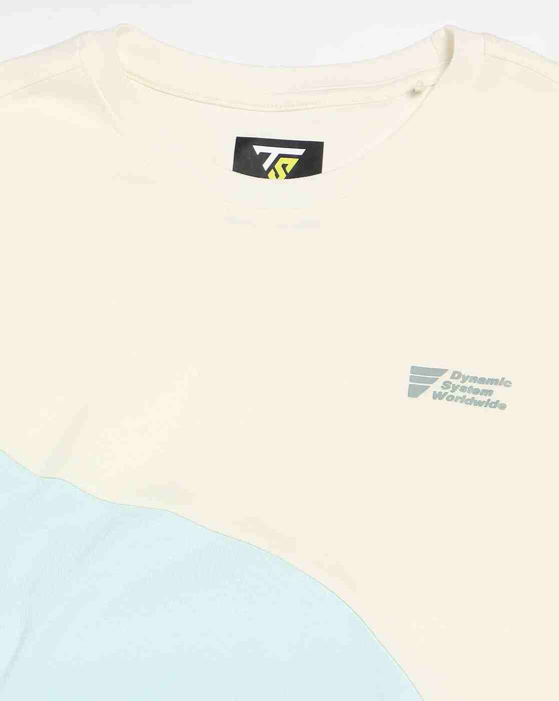 Teamspirit | Men Colourblock Regular Fit Crew-Neck T-Shirt|4