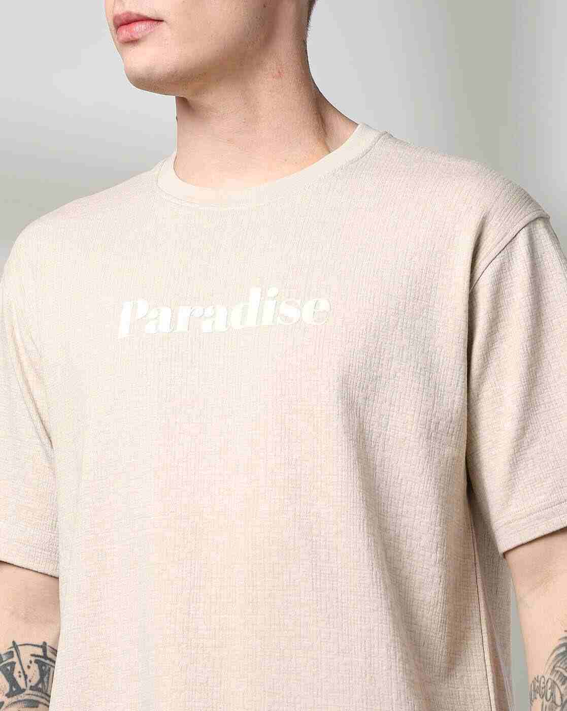 Teamspirit | Men Typographic Print Regular Fit Crew-Neck T-Shirt|3