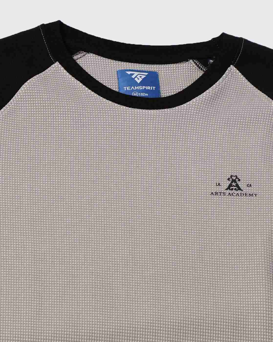 Teamspirit | Men Geometric Pattern Regular Fit Crew-Neck T-Shirt|4