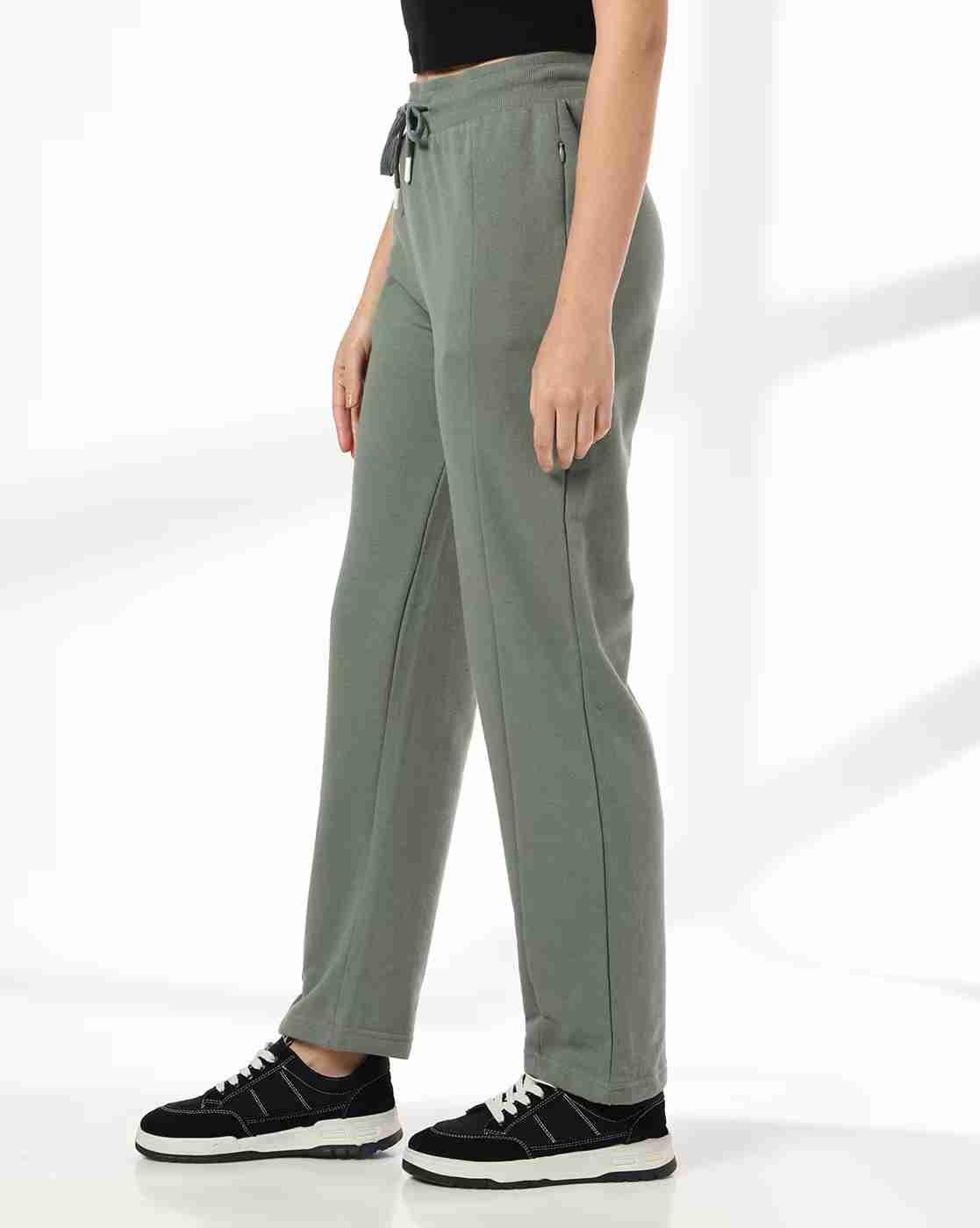 Teamspirit | Women Paneled Straight Fit Track Pants|1