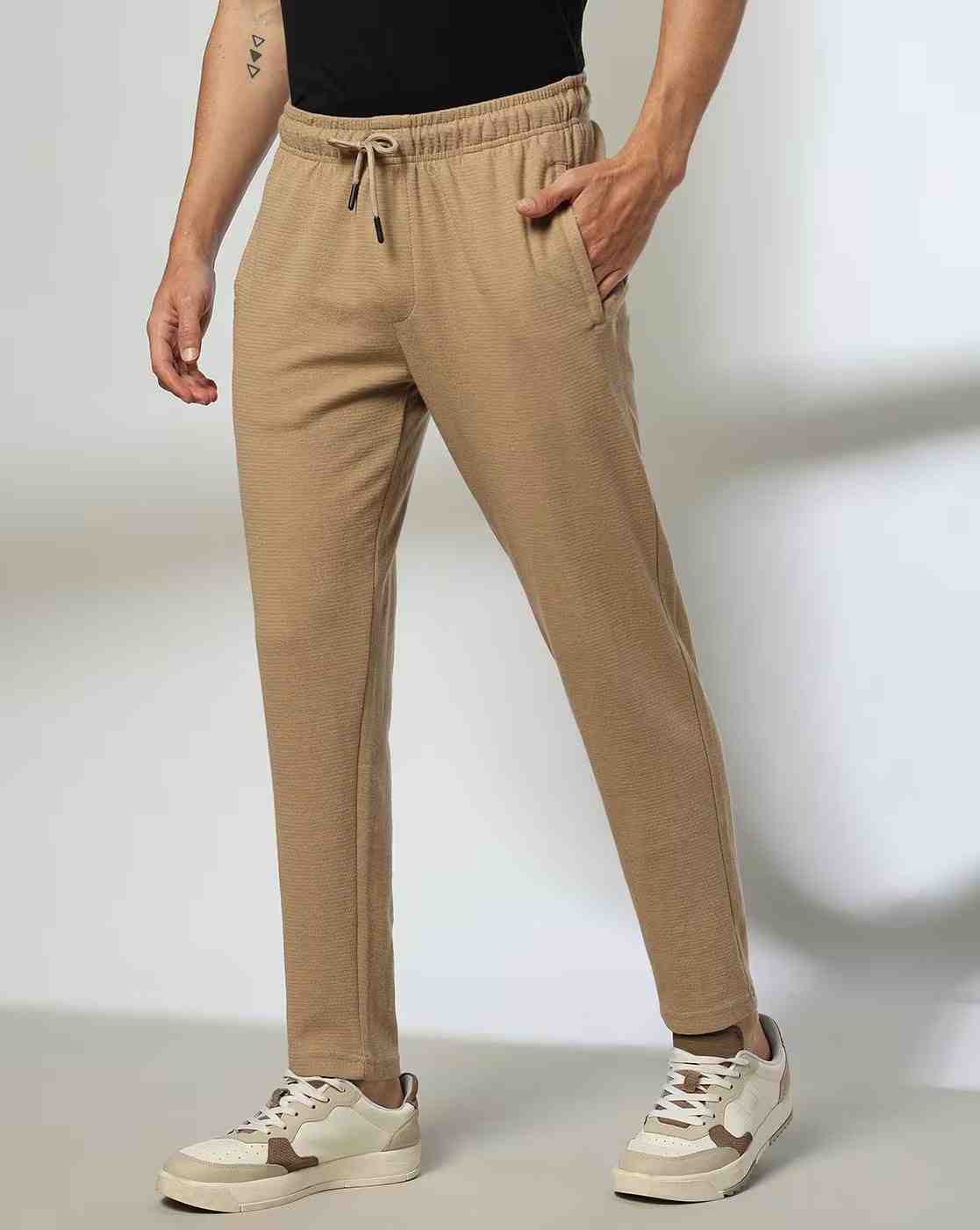 Men Straight Track Pants