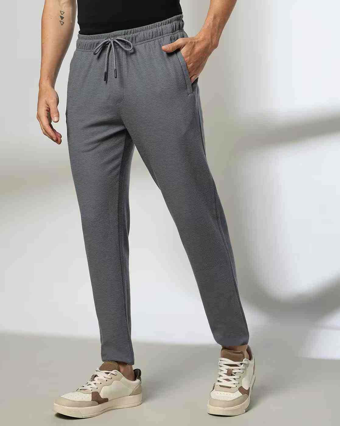 Men Straight Track Pants