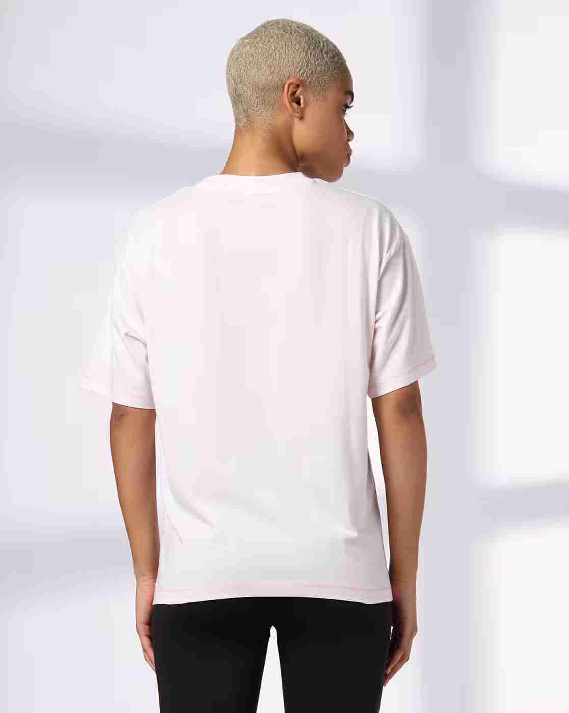 Teamspirit | Women Typographic Print Crew-Neck T-Shirt|2