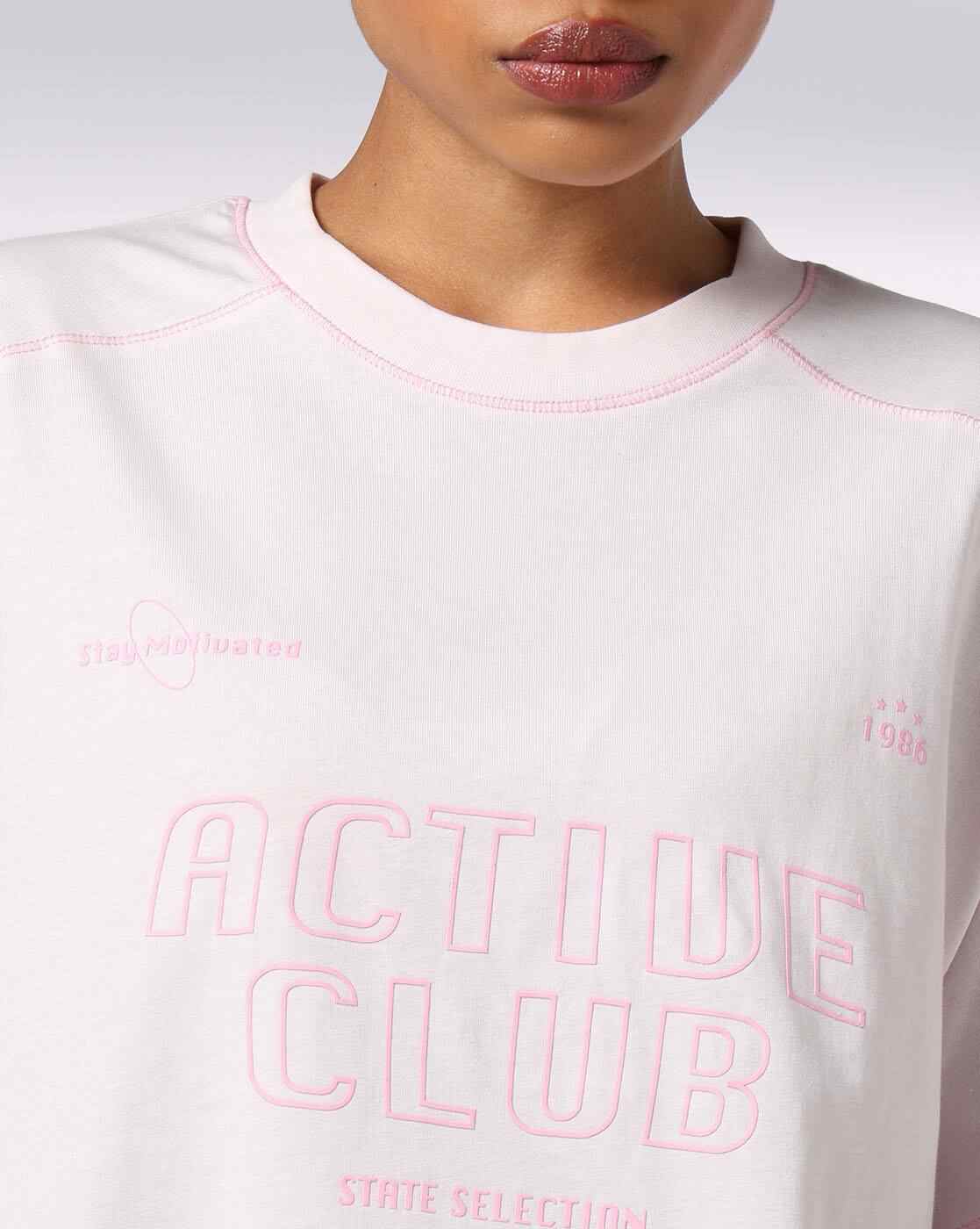 Teamspirit | Women Typographic Print Crew-Neck T-Shirt|3