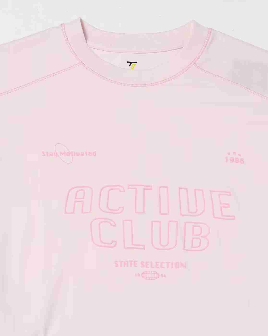 Teamspirit | Women Typographic Print Crew-Neck T-Shirt|4