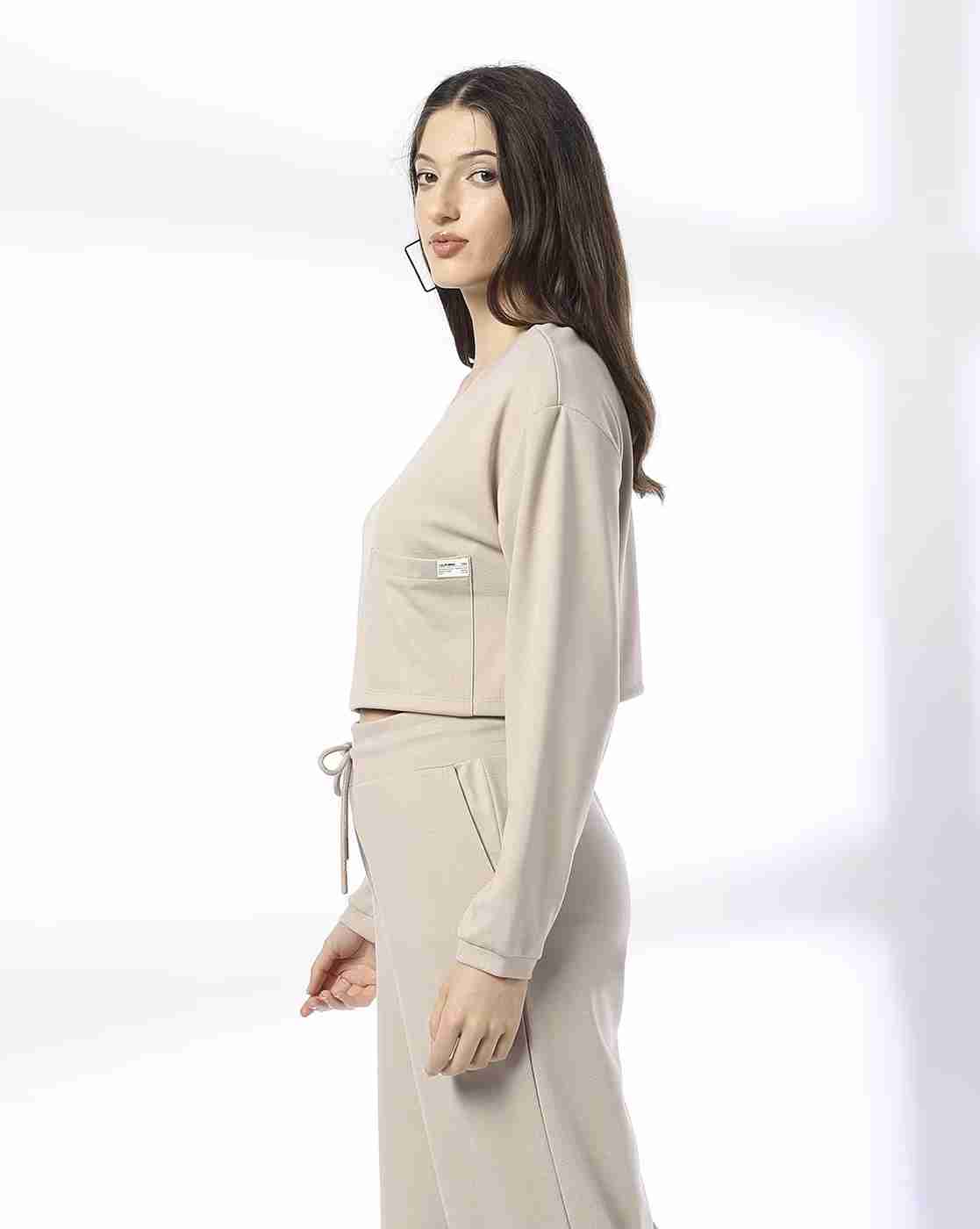 Teamspirit | Women Boxy Fit Top with Patch Pocket|1