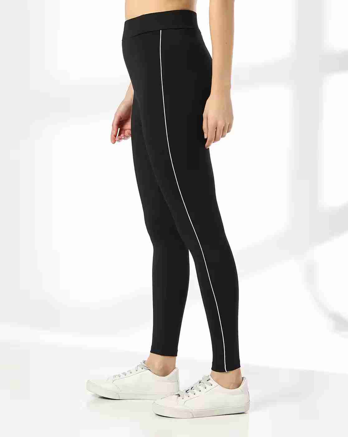 Teamspirit | Women Sports Leggings with Contrast Piping|1
