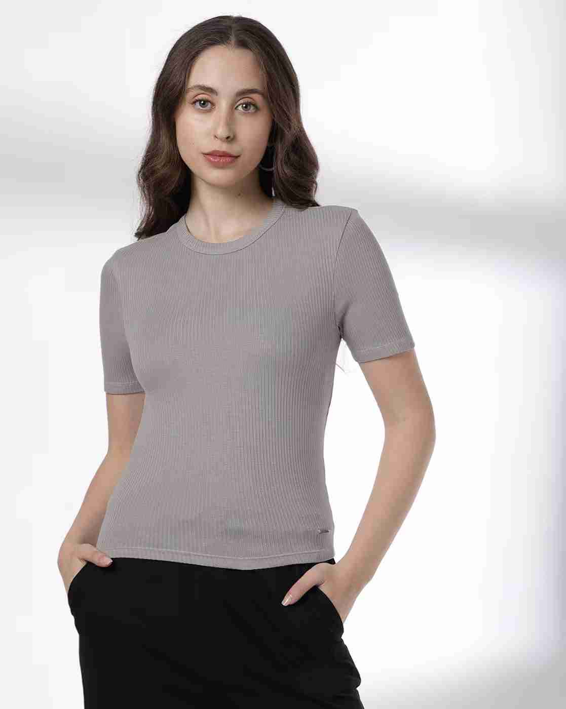 Teamspirit | Women Ribbed Fitted Top|0