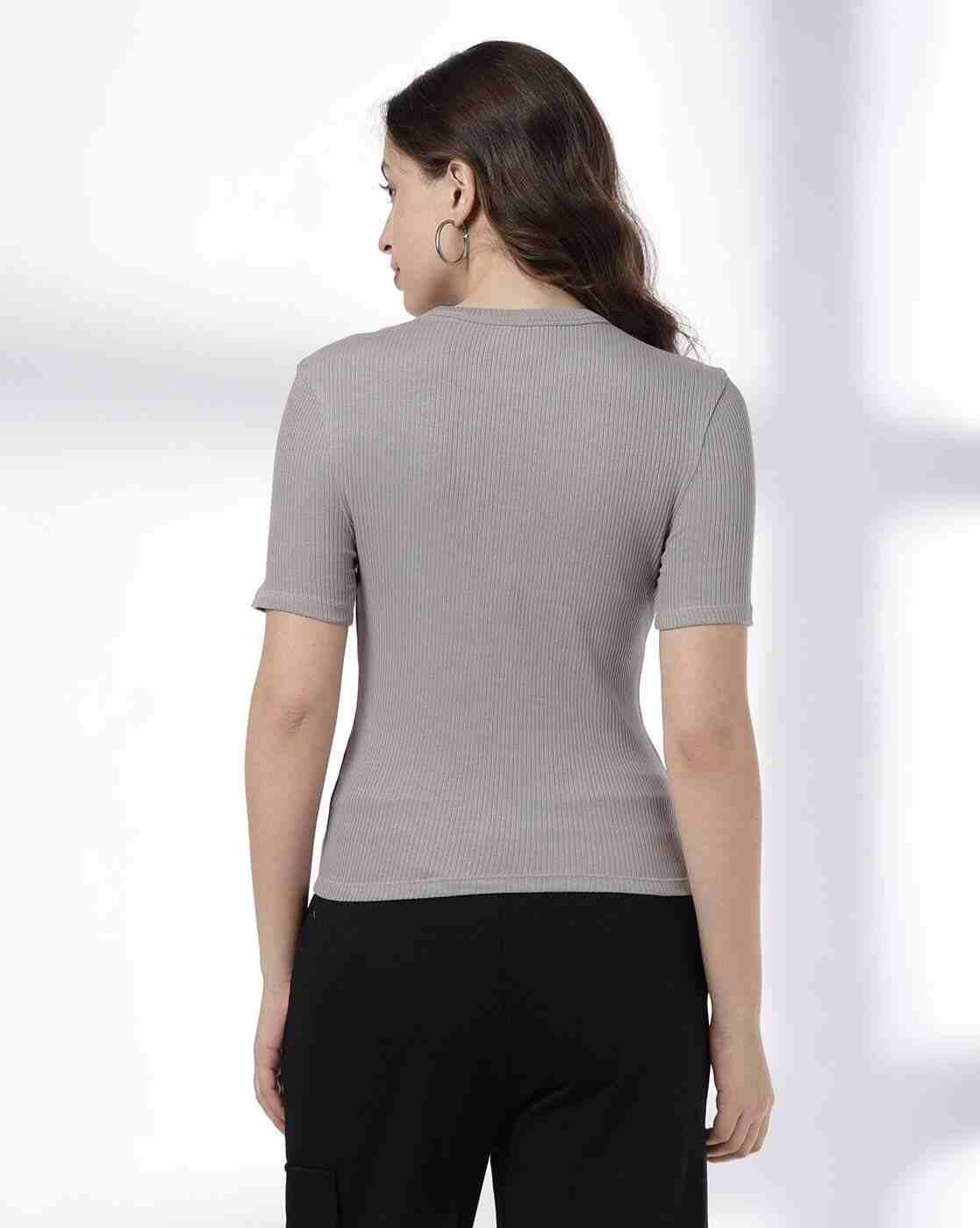 Teamspirit | Women Ribbed Fitted Top|2