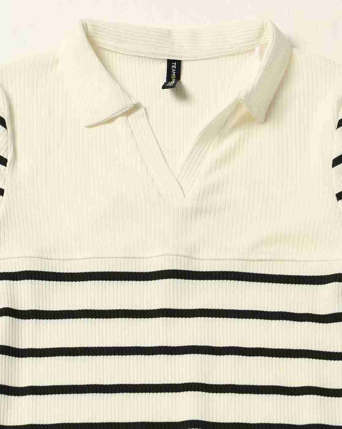 Teamspirit | Women Striped T-Shirt Dress|4