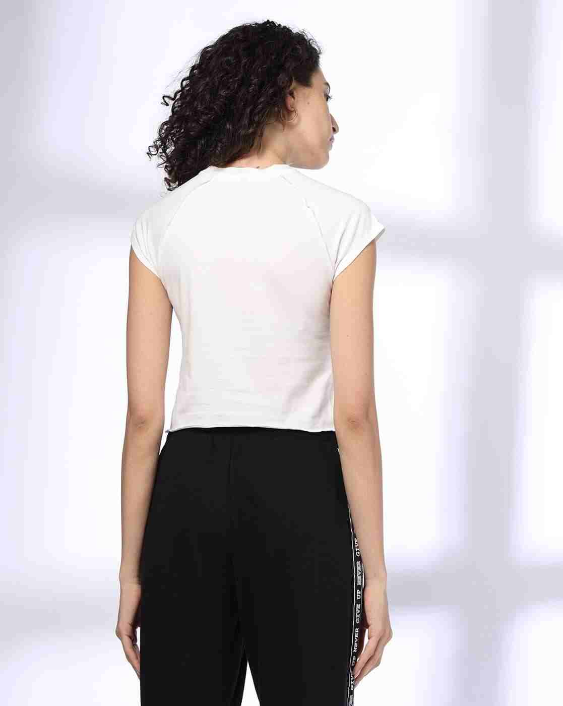 Teamspirit | Women Typographic Print Boxy Fit Top|2