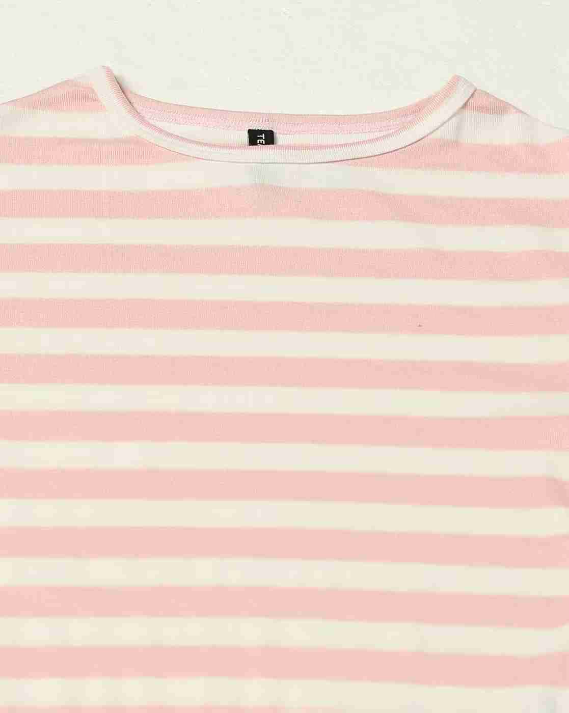 Teamspirit | Women Striped Fitted Top|4