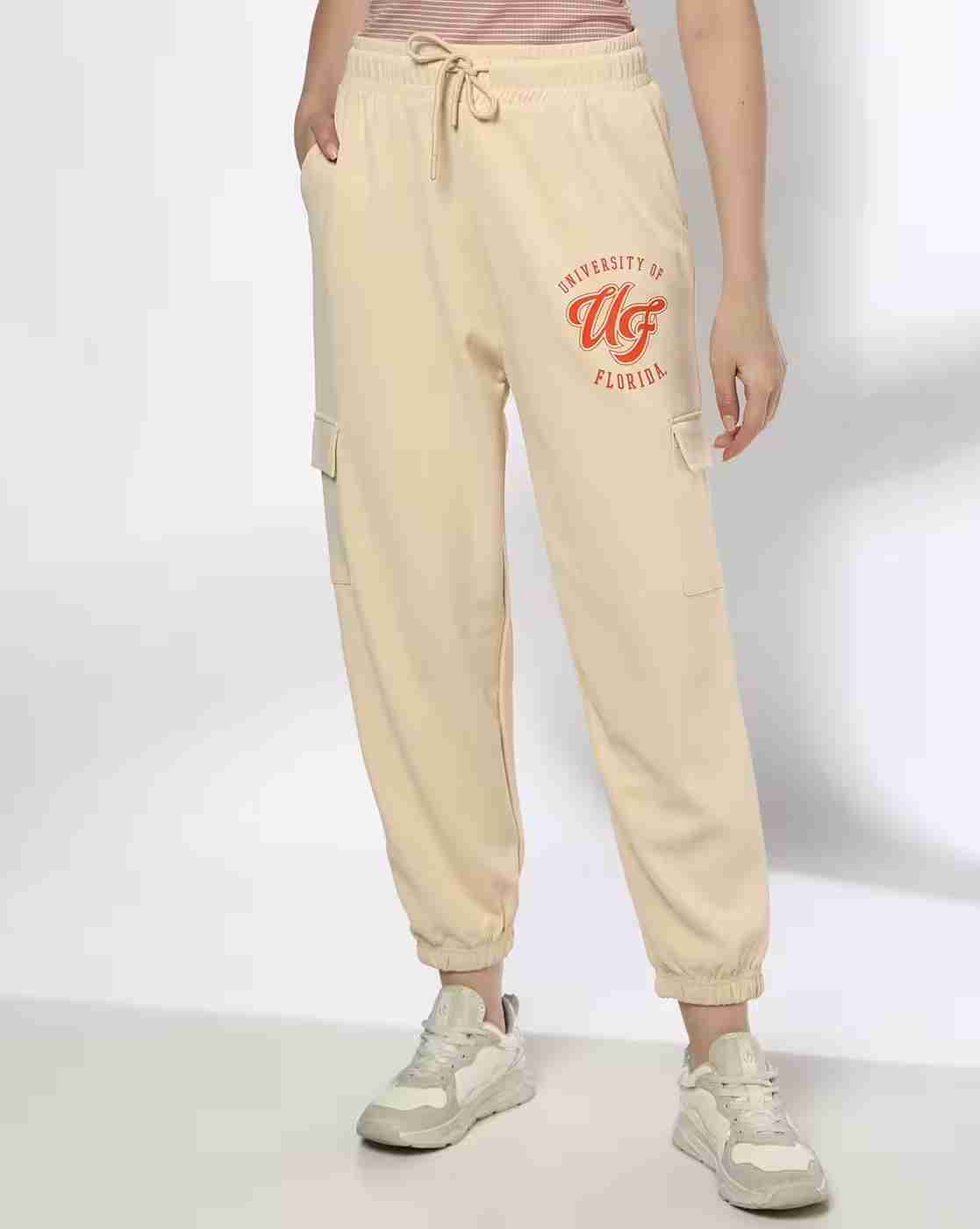 Teamspirit | Women Typographic Print Relaxed Fit Cargo Joggers|0