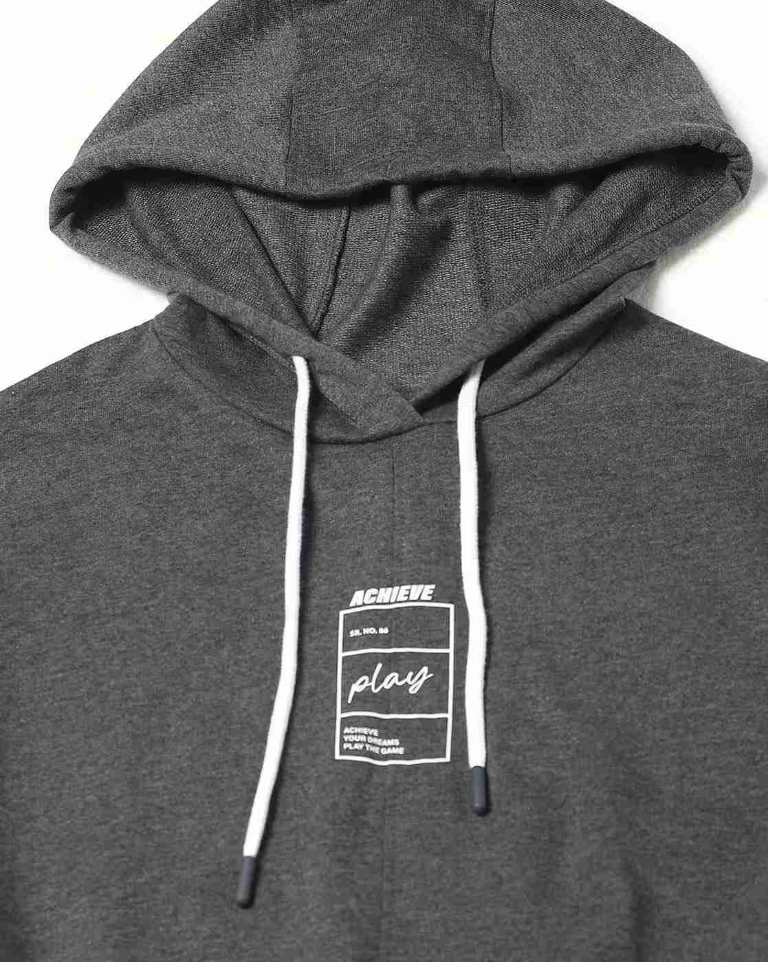 Teamspirit | Women Typographic Print Relaxed Fit Hooded Top|5