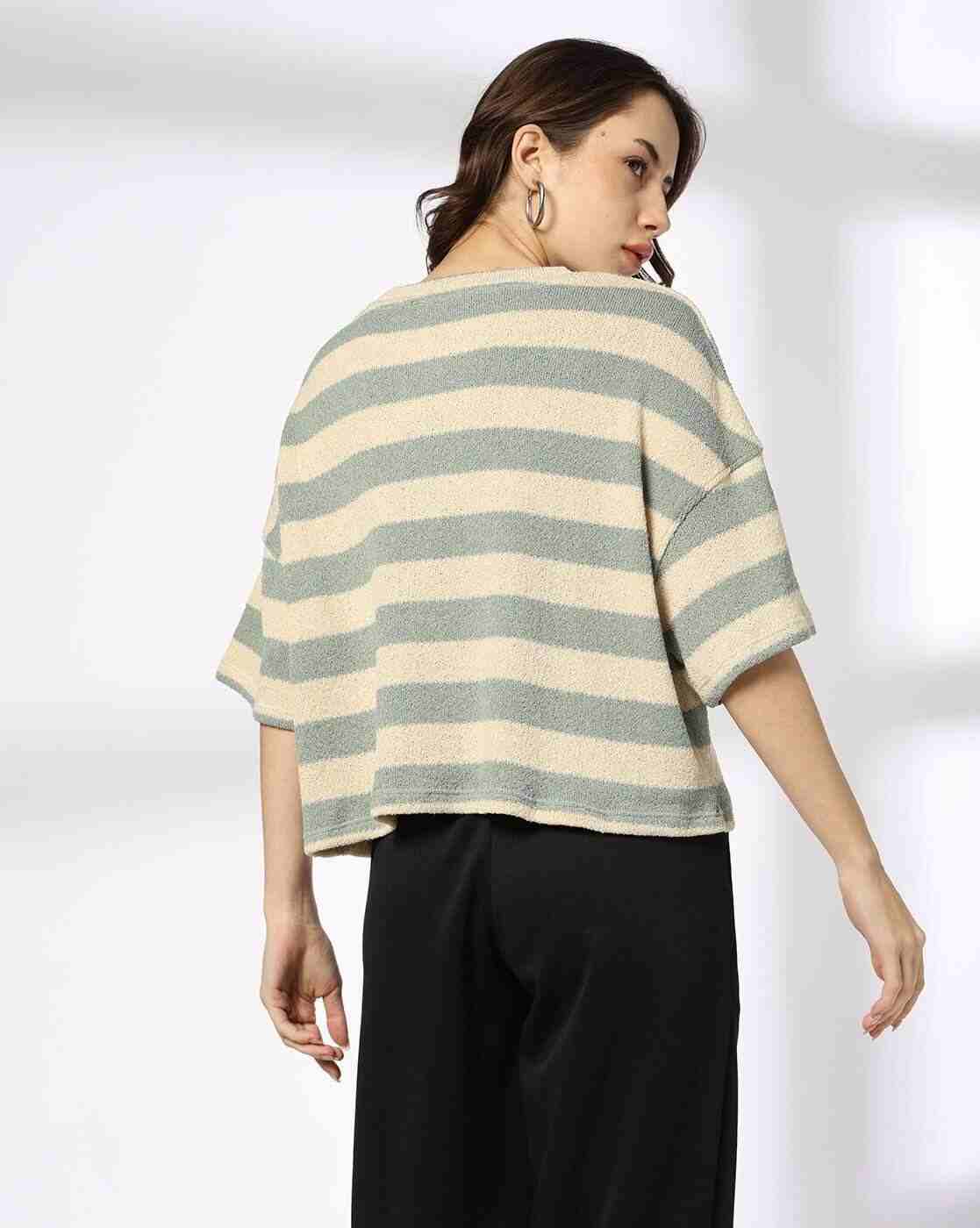 Teamspirit | Women Striped Relaxed Fit Top|2