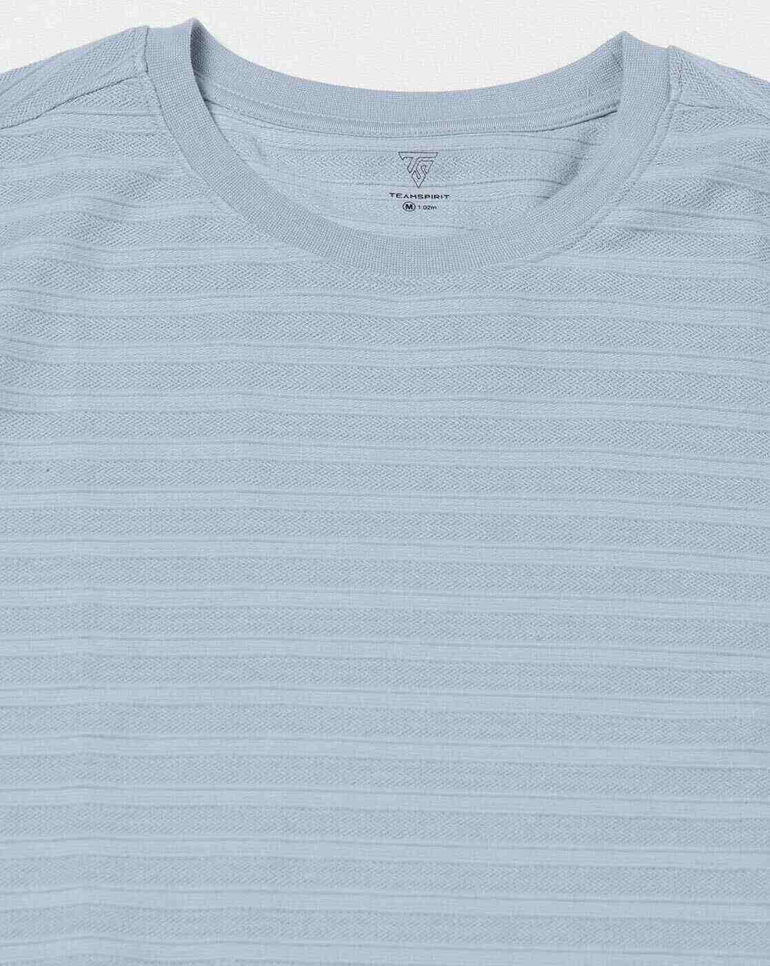 Teamspirit | Men Striped Boxy Fit Crew-Neck T-Shirt|5