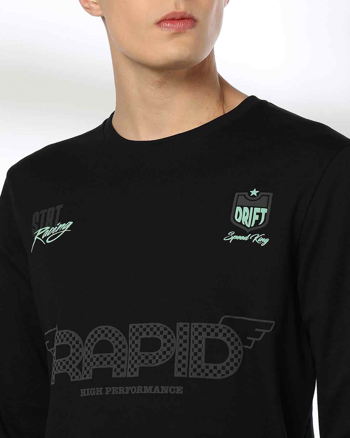 Teamspirit | Men Rapid Print Regular Fit Crew-Neck T-Shirt|4