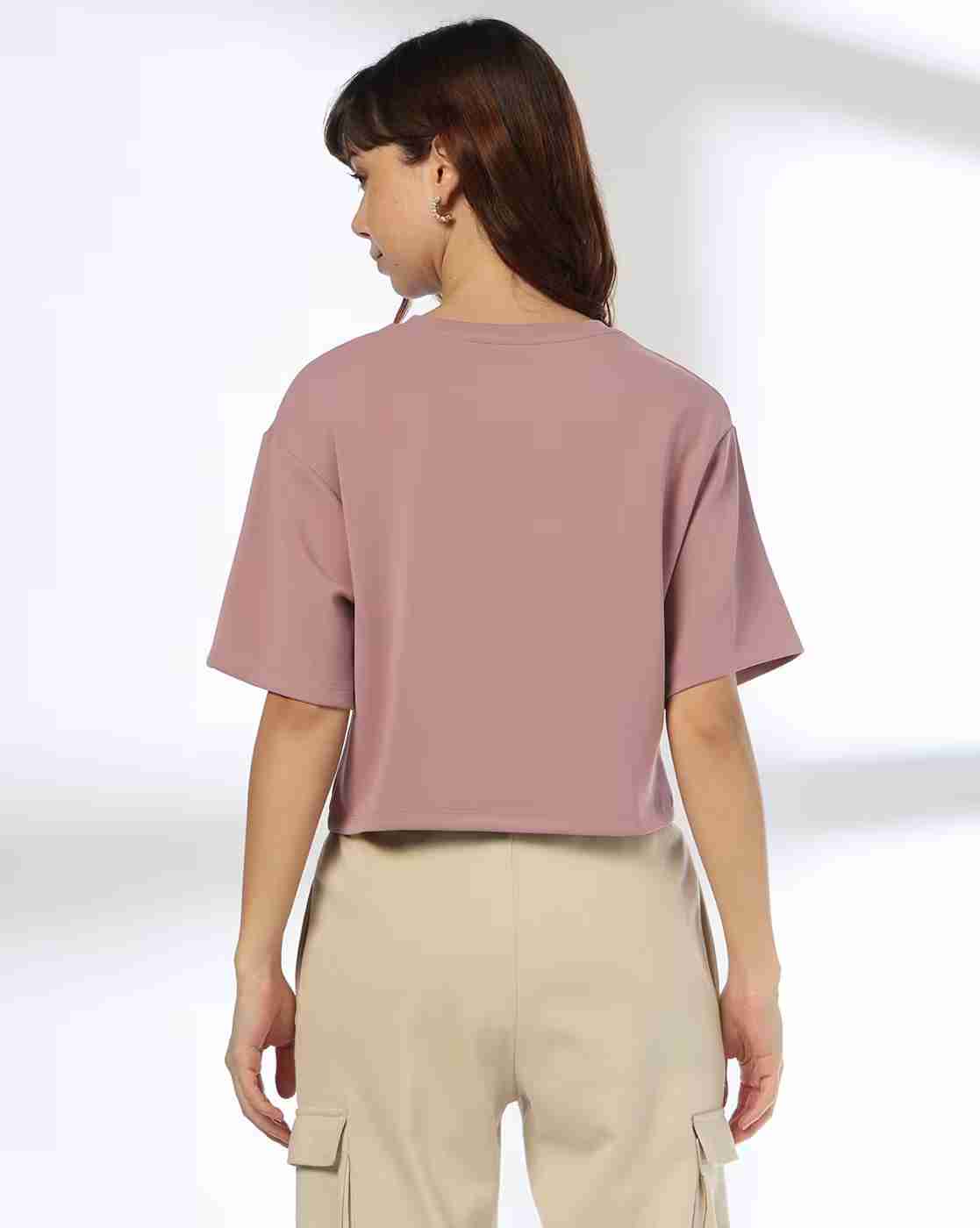 Teamspirit | Women Typographic Print Boxy Fit Top|2