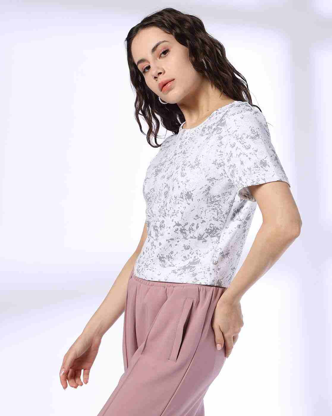 Teamspirit | Women All-Over Print Regular Fit Top with Cut-Out|1