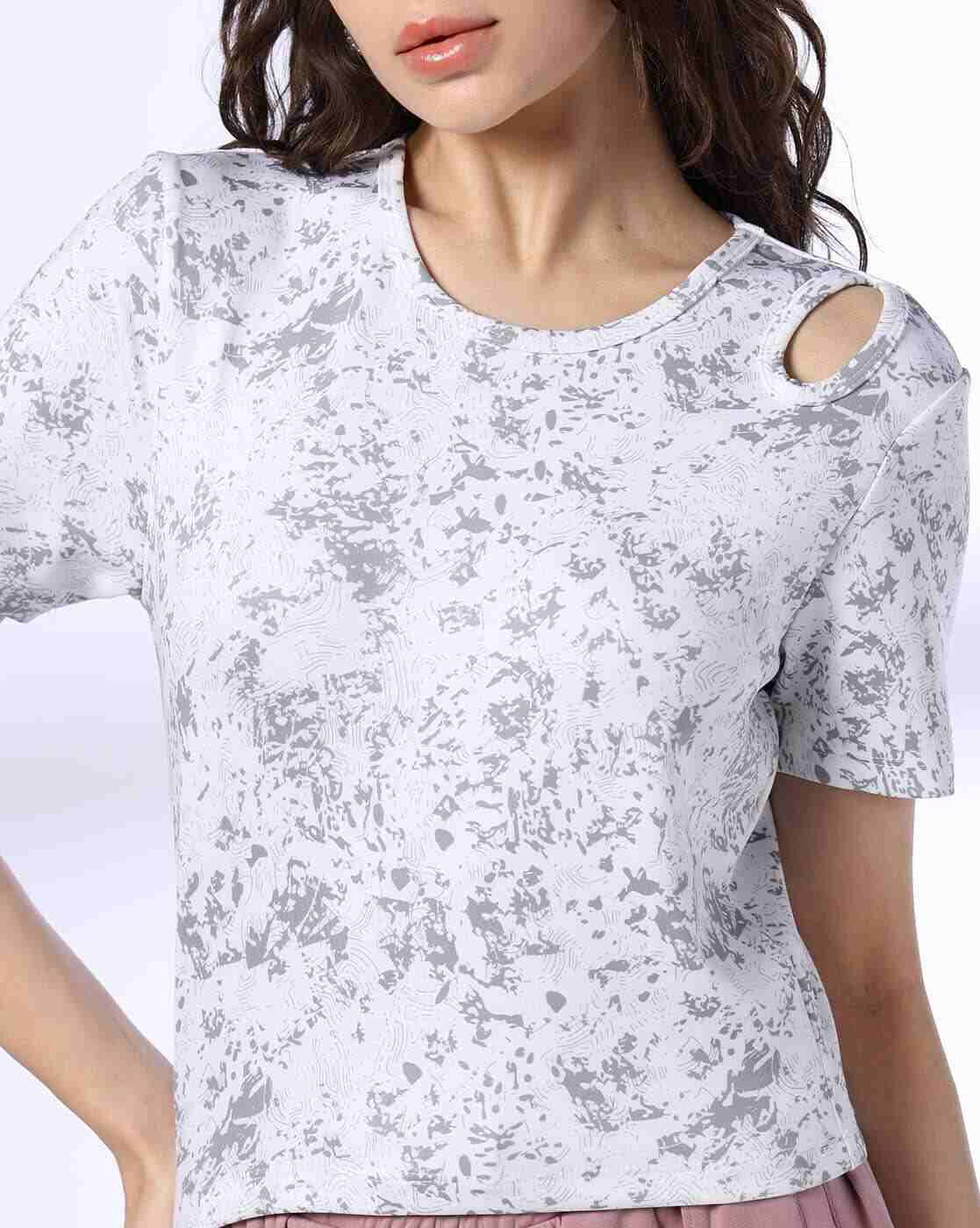 Teamspirit | Women All-Over Print Regular Fit Top with Cut-Out|3