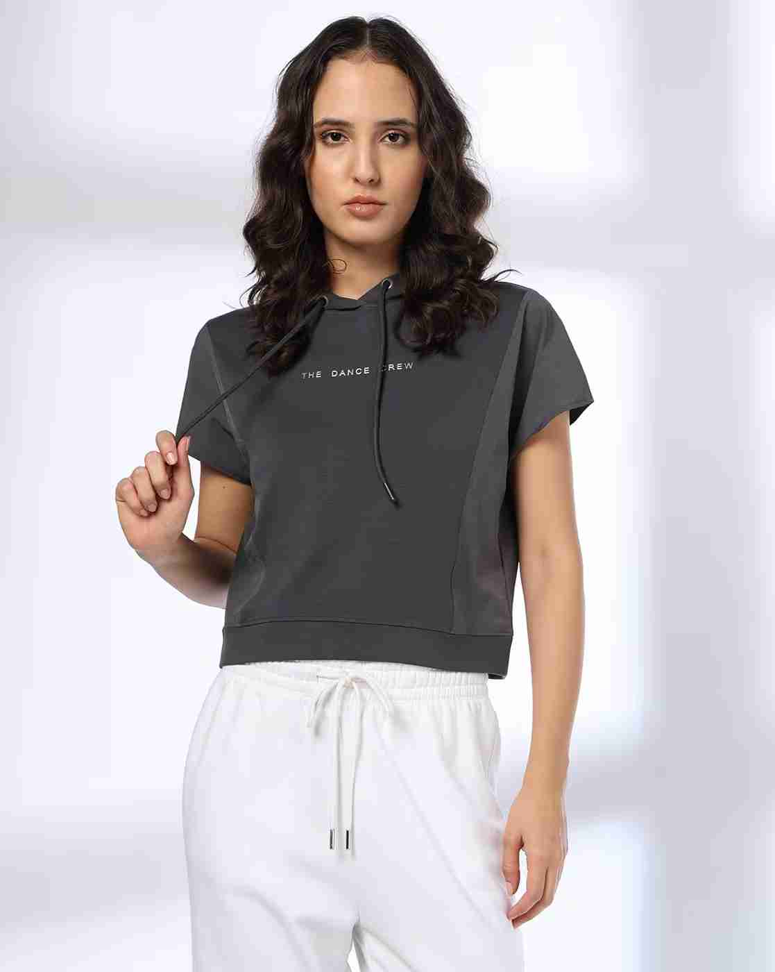 Teamspirit | Women Typographic Print Regular Fit Hooded Top|0