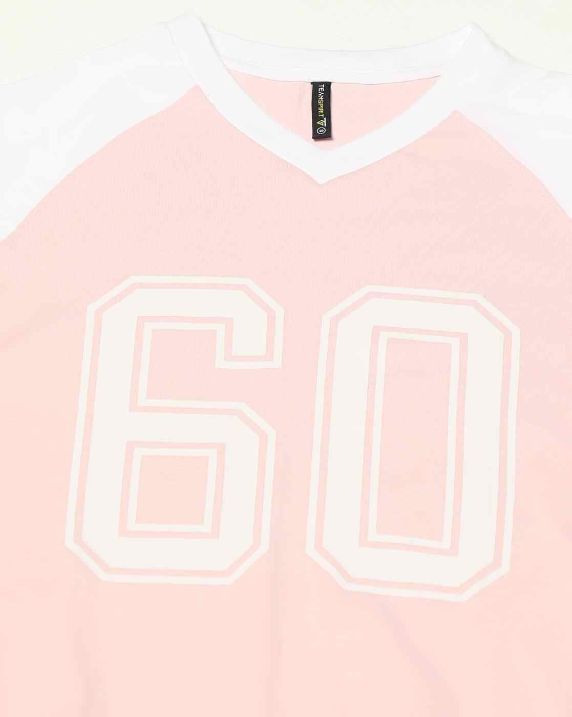 Teamspirit | Women Colourblock Oversized V-Neck T-Shirt|5