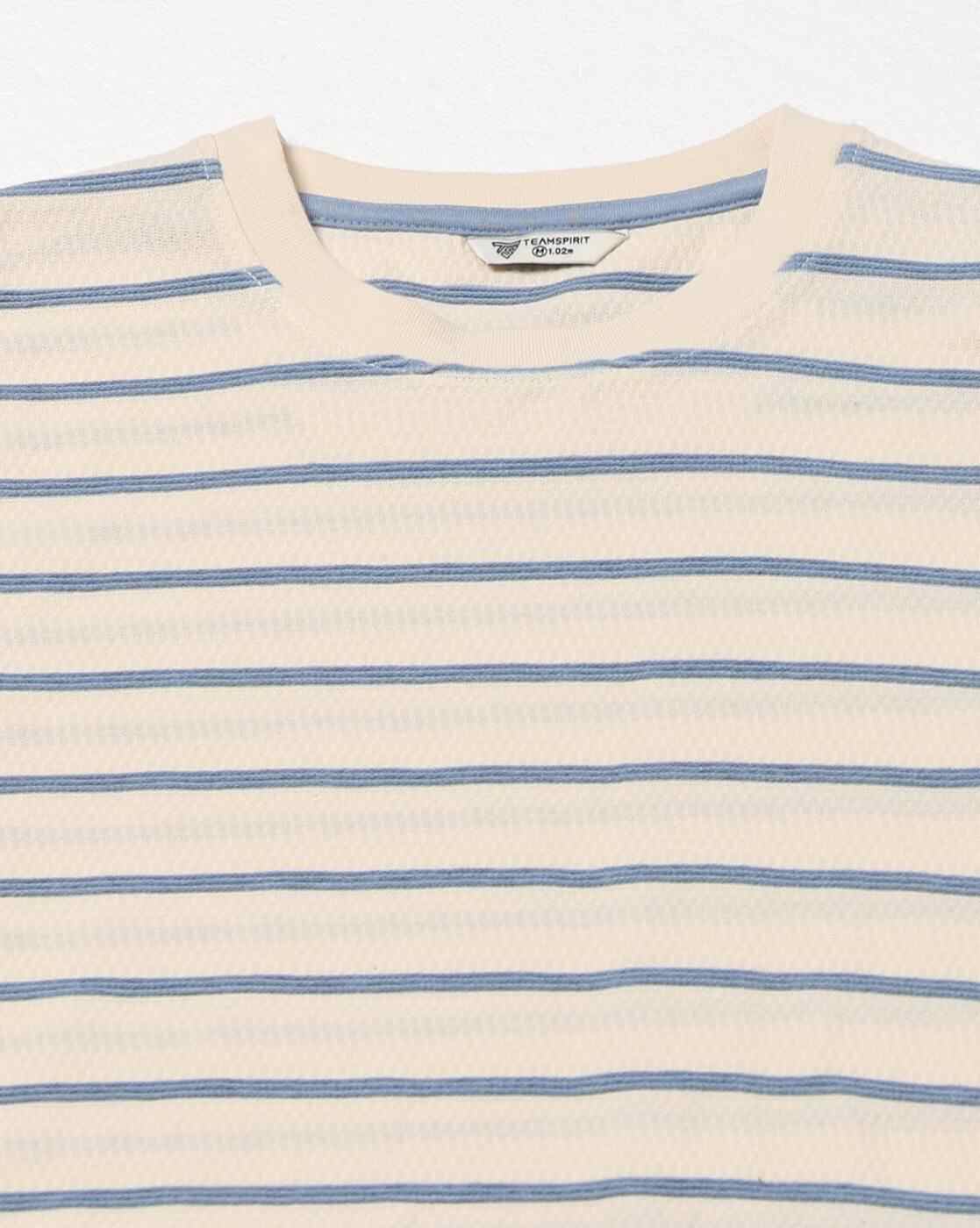 Teamspirit | Men Elevated Stripe Jacq Base Regular Fit Crew-Neck T-Shirt|3