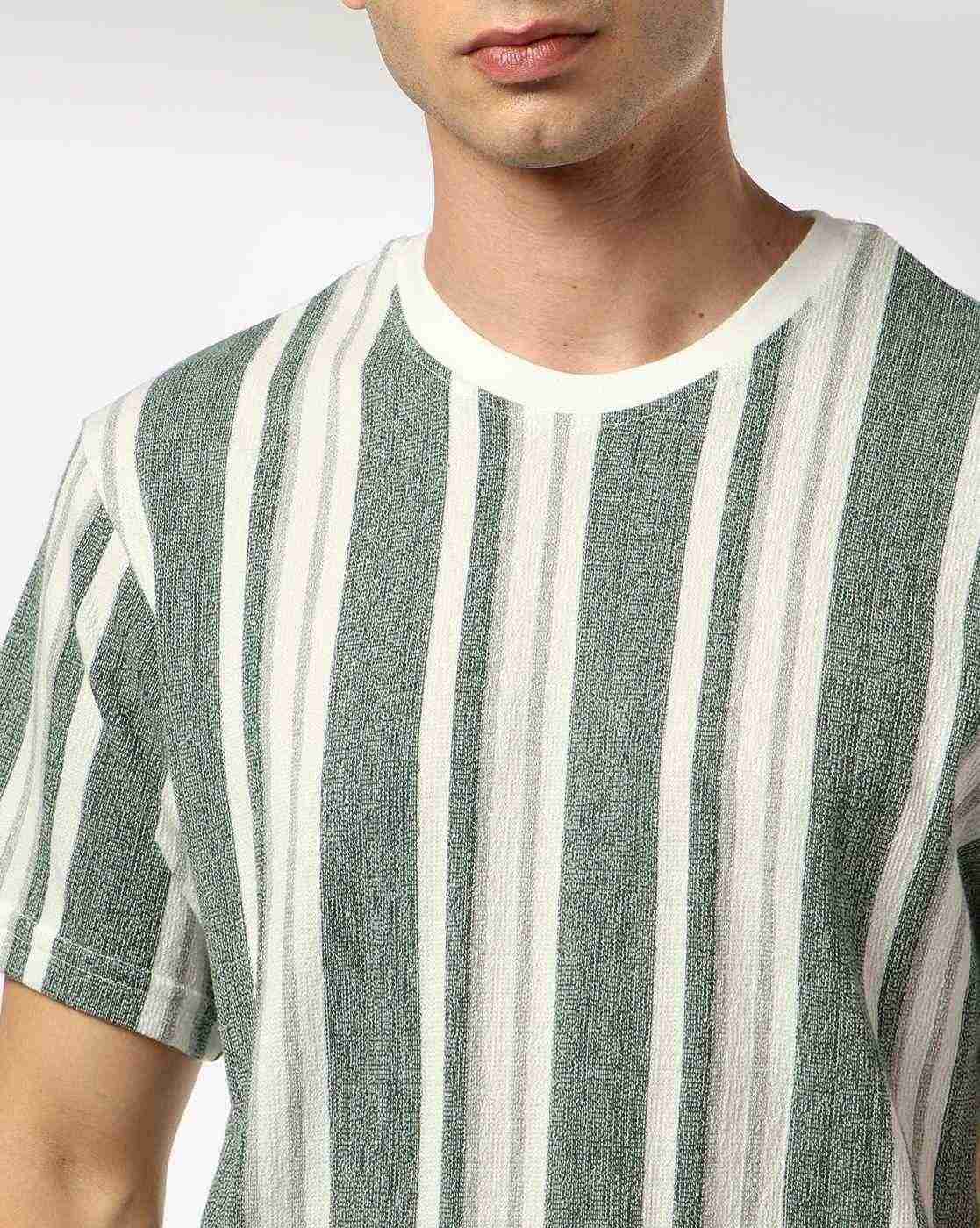 Teamspirit | Men YD Towel Knit Regular Fit Crew-Neck T-Shirt|3