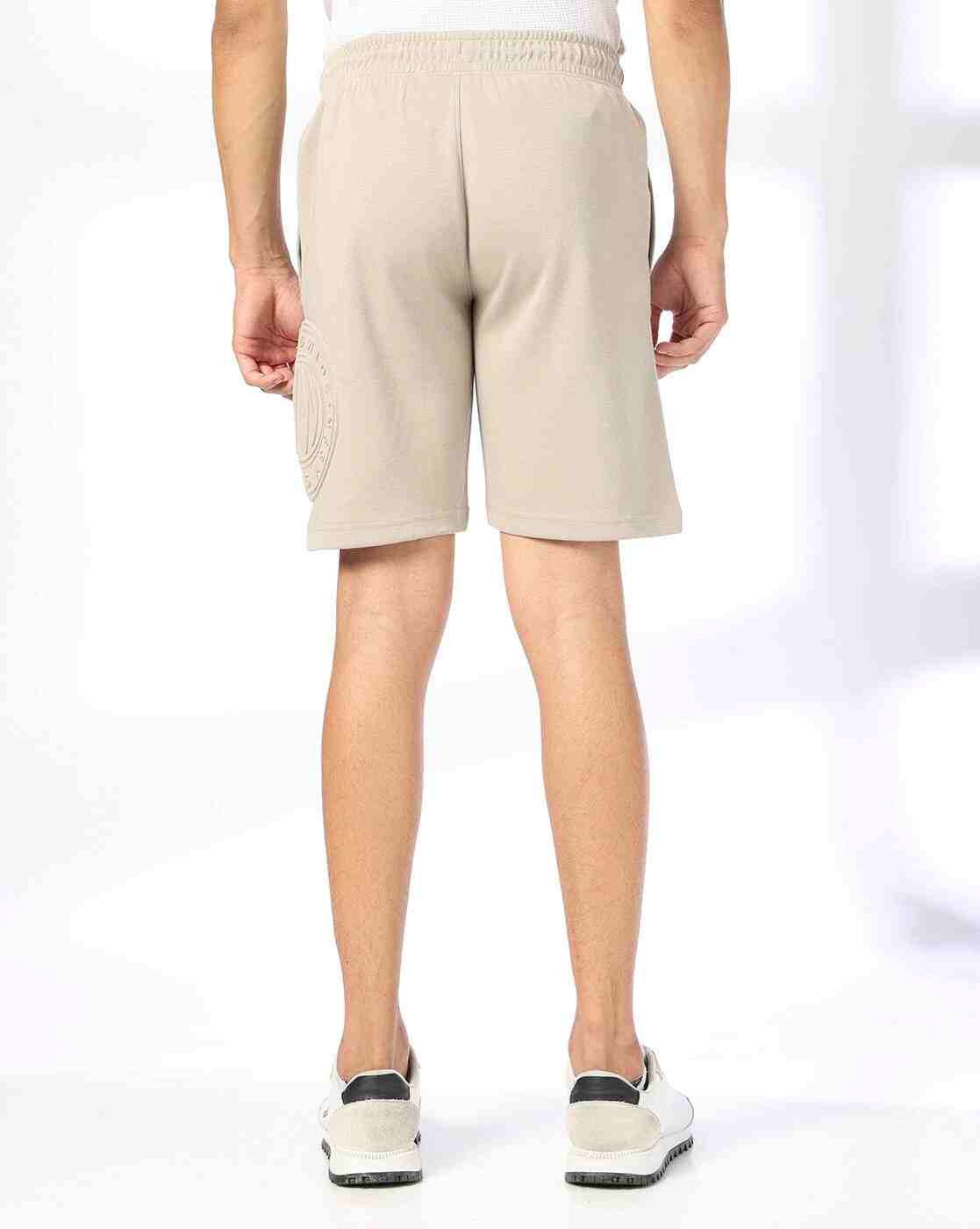 Teamspirit | Men Embossed Print Regular Fit Shorts|2