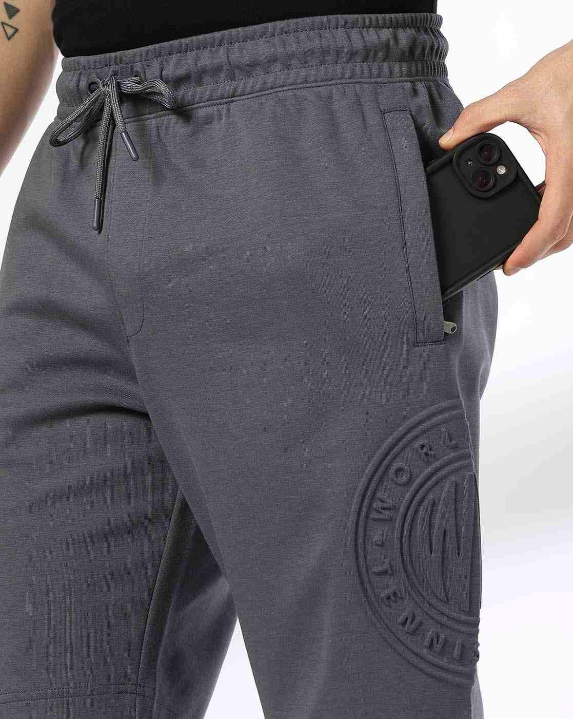 Teamspirit | Men Embossed Print Regular Fit Shorts|4