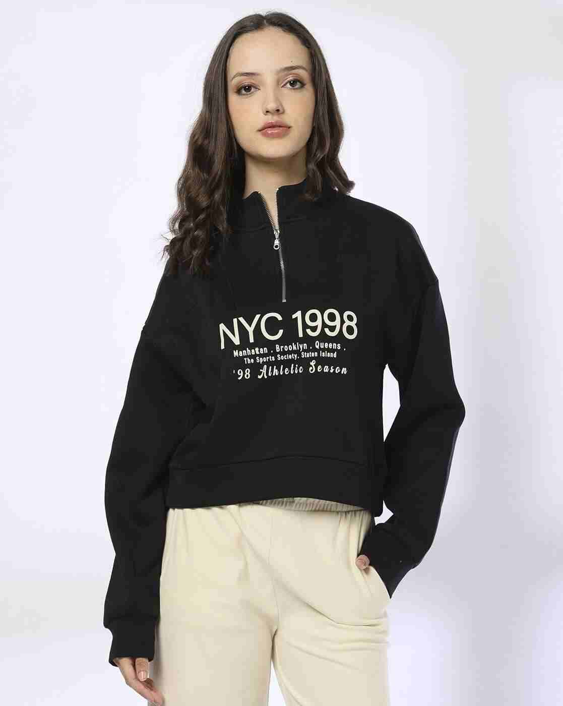 Teamspirit | Women Typographic Print Regular Fit Sweatshirt|0