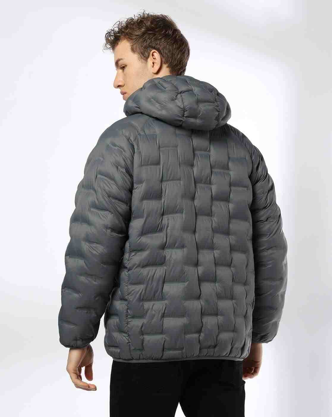 Teamspirit | Men Heat Seal Quilted Regular Fit Hooded Jacket|2