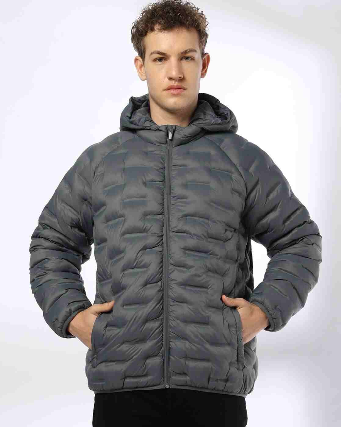 Teamspirit | Men Heat Seal Quilted Regular Fit Hooded Jacket|3