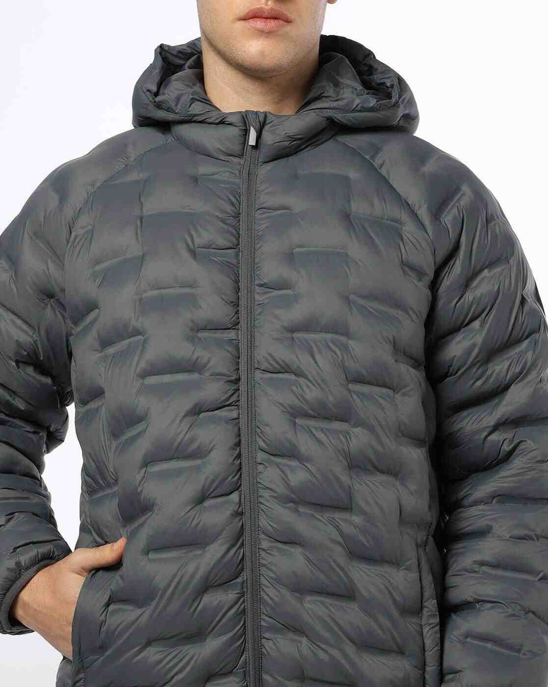 Teamspirit | Men Heat Seal Quilted Regular Fit Hooded Jacket|4