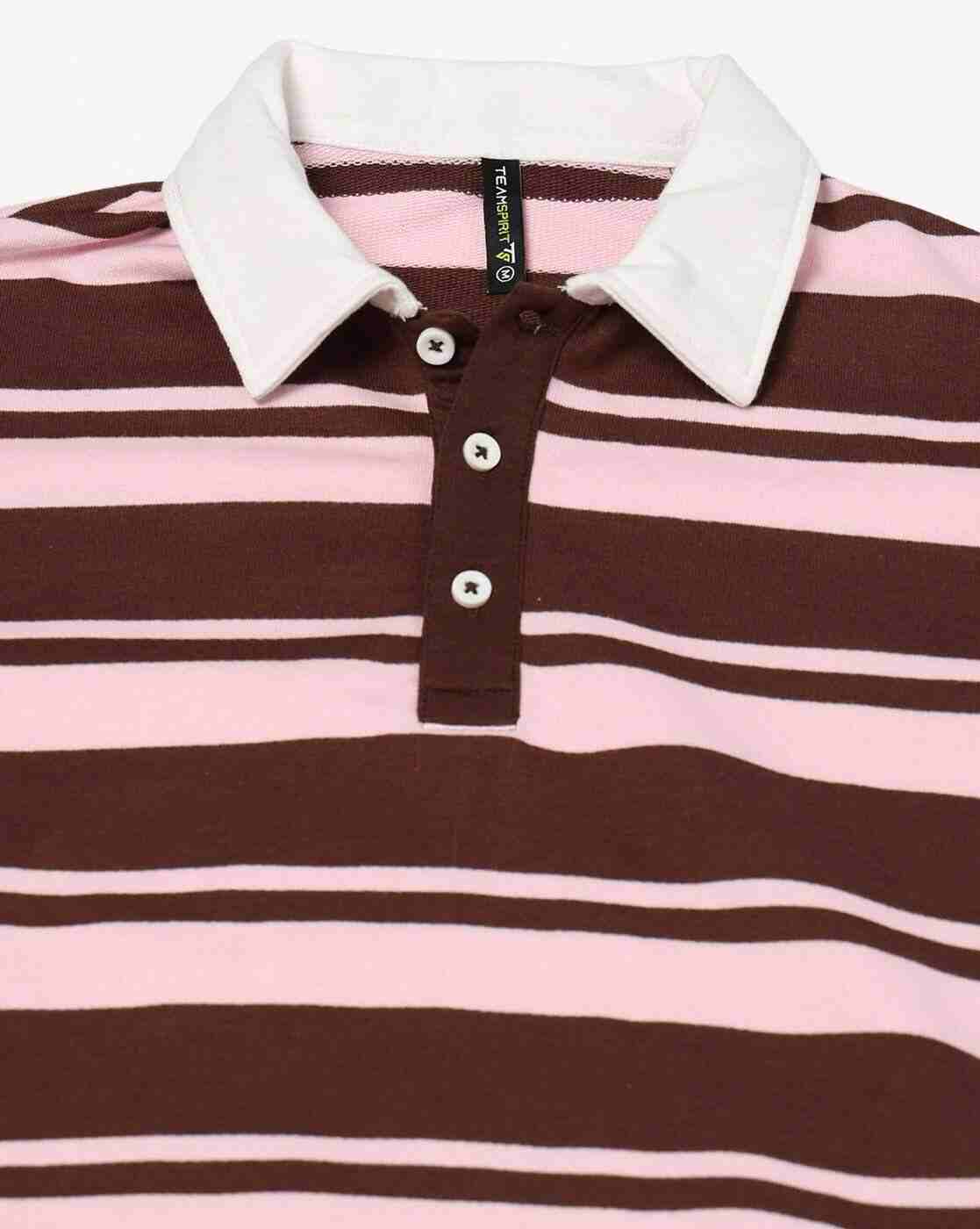 Teamspirit | Women Striped Boxy Fit Sweatshirt|4