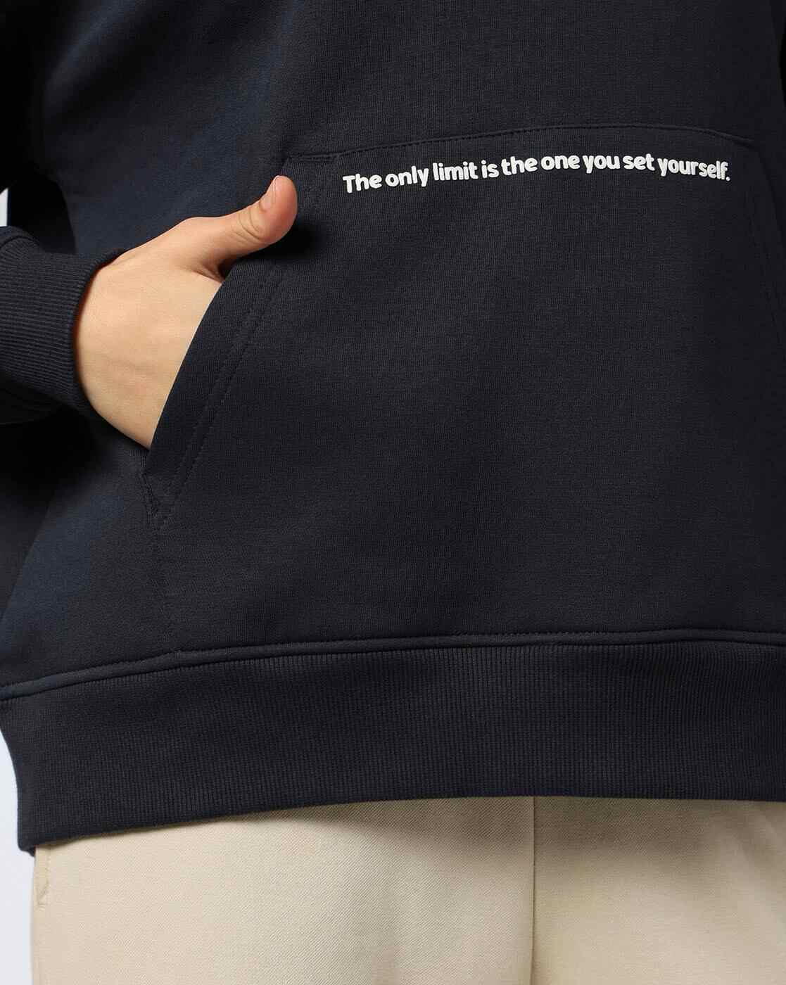 Teamspirit | Women Typographic Print Oversized Hoodie|5