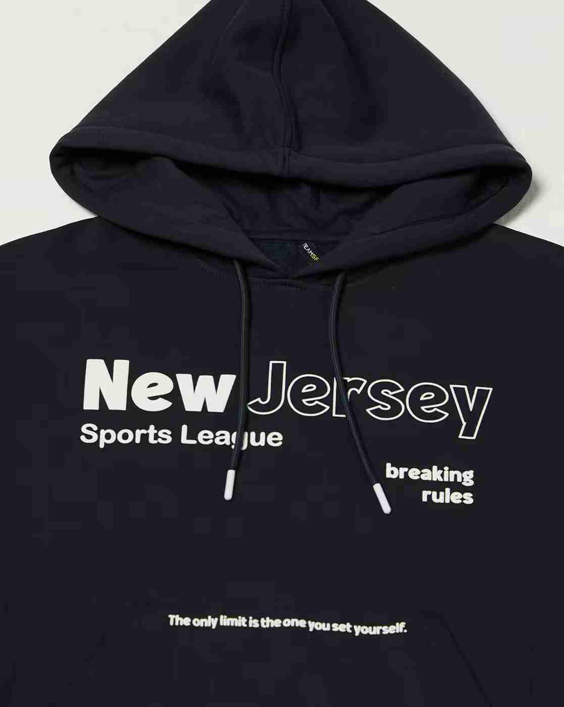 Teamspirit | Women Typographic Print Oversized Hoodie|6