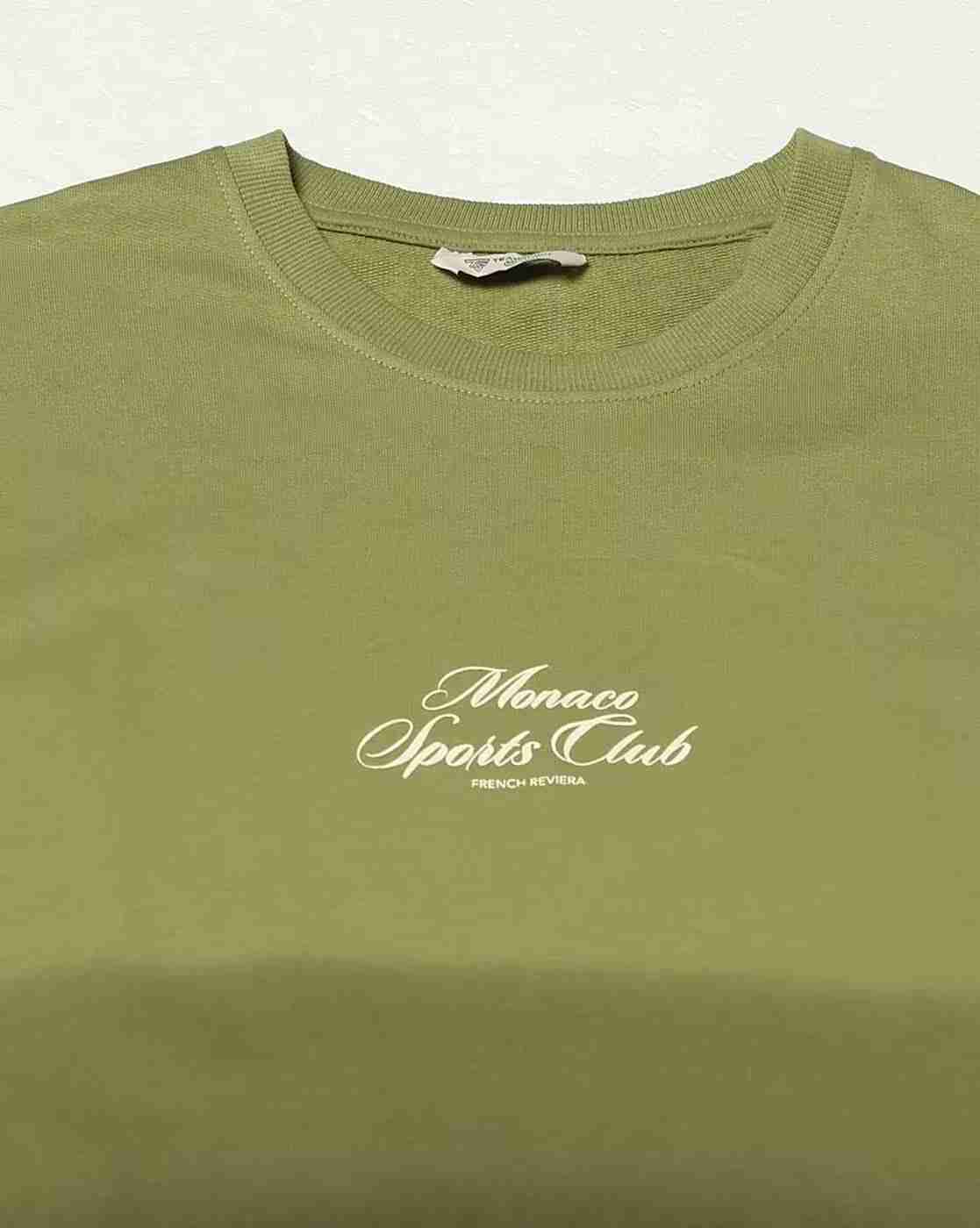 Teamspirit | Men Ombre-Dyed Regular Fit Crew-Neck T-Shirt|5