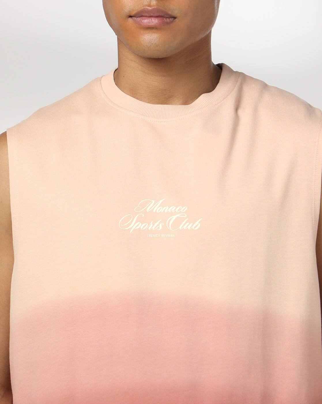 Teamspirit | Men Ombre-Dyed Regular Fit Crew-Neck T-Shirt|3