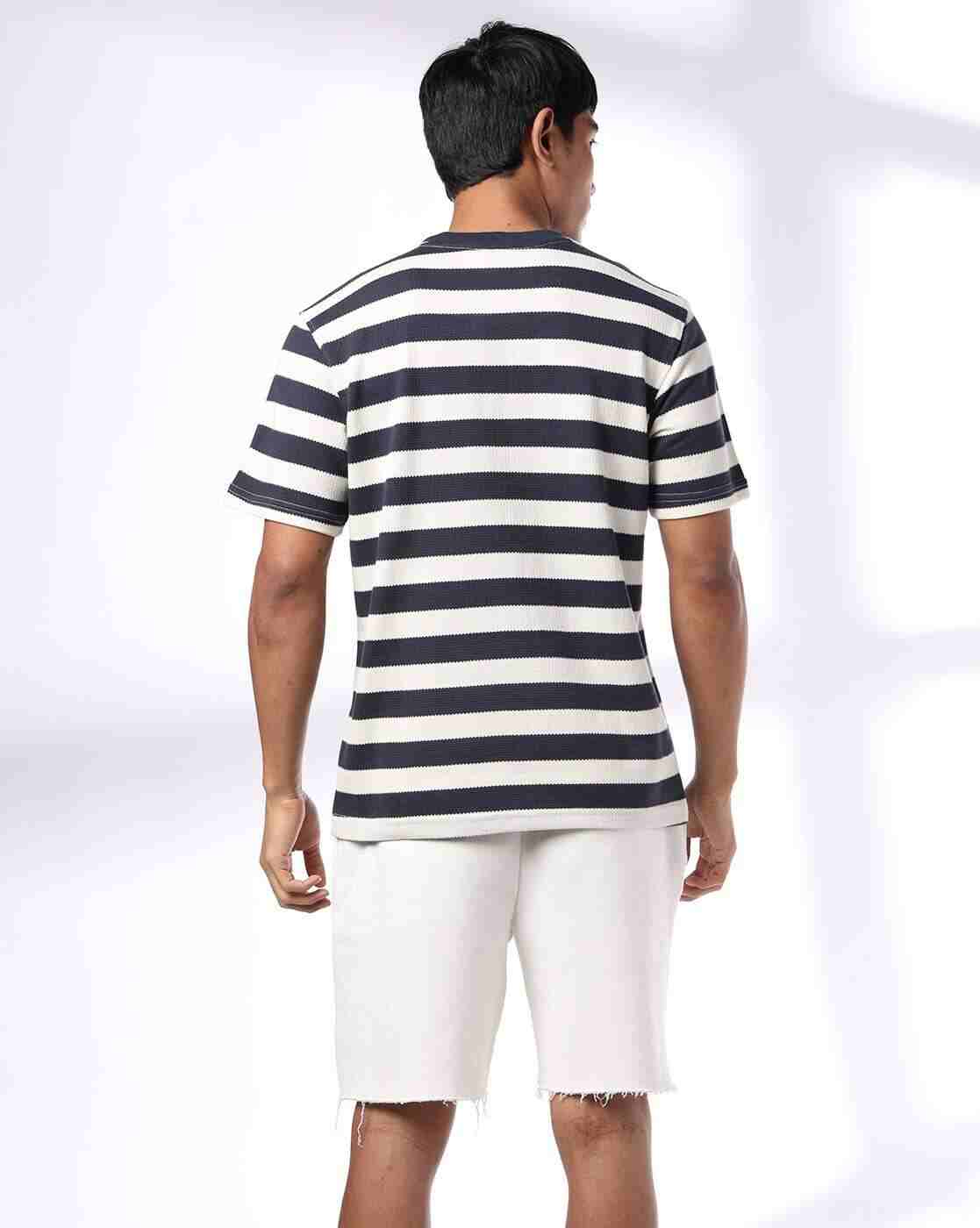 Teamspirit | Men Equal Rugby Striped Regular Fit Crew-Neck T-Shirt|2