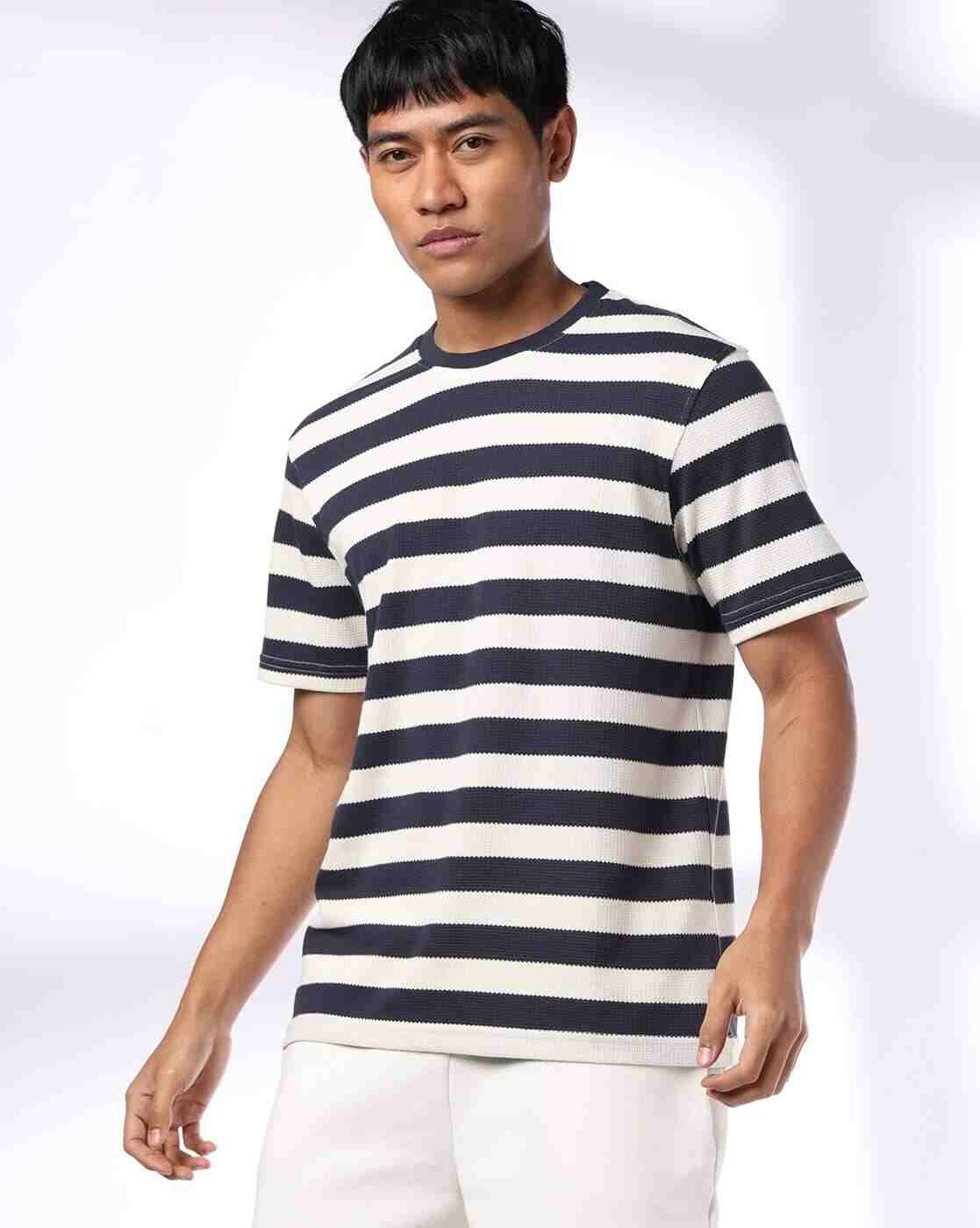 Teamspirit | Men Equal Rugby Striped Regular Fit Crew-Neck T-Shirt|3